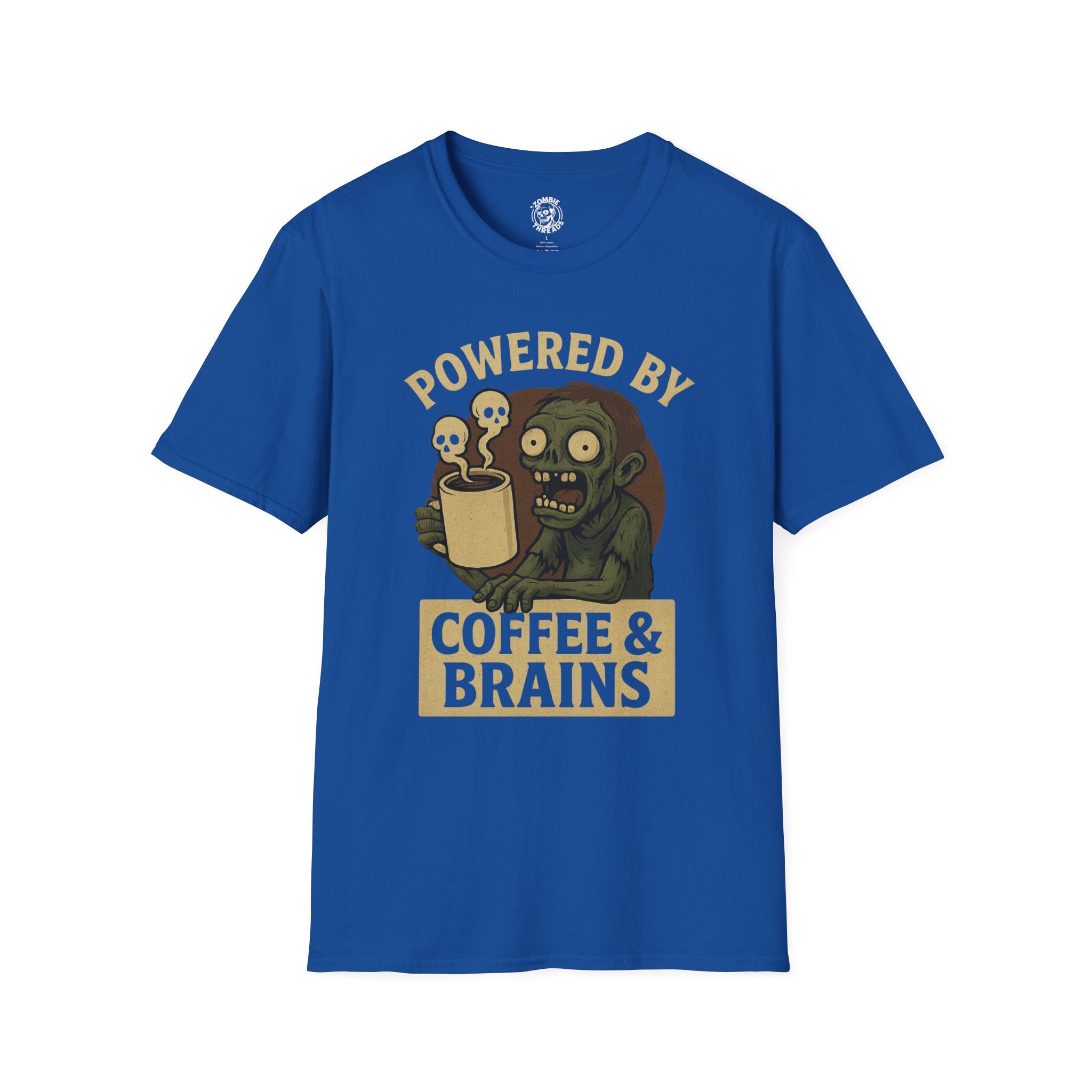 Powered by Coffee and Brains T-Shirt