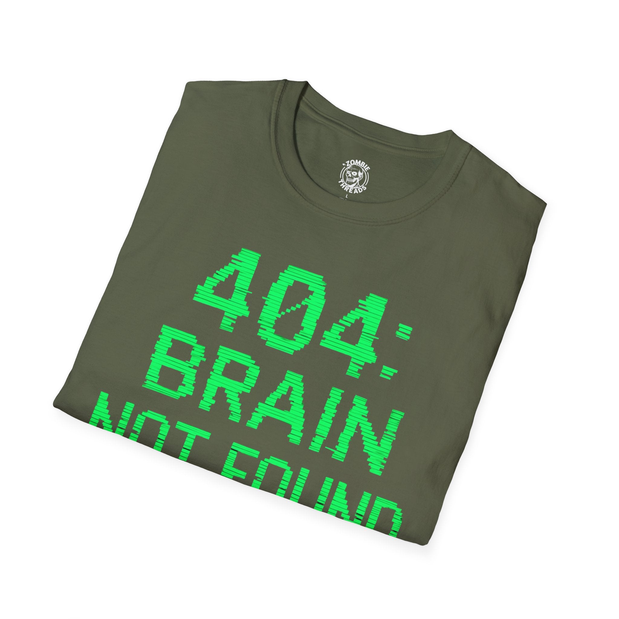 404: Brain Not Found T-shirt