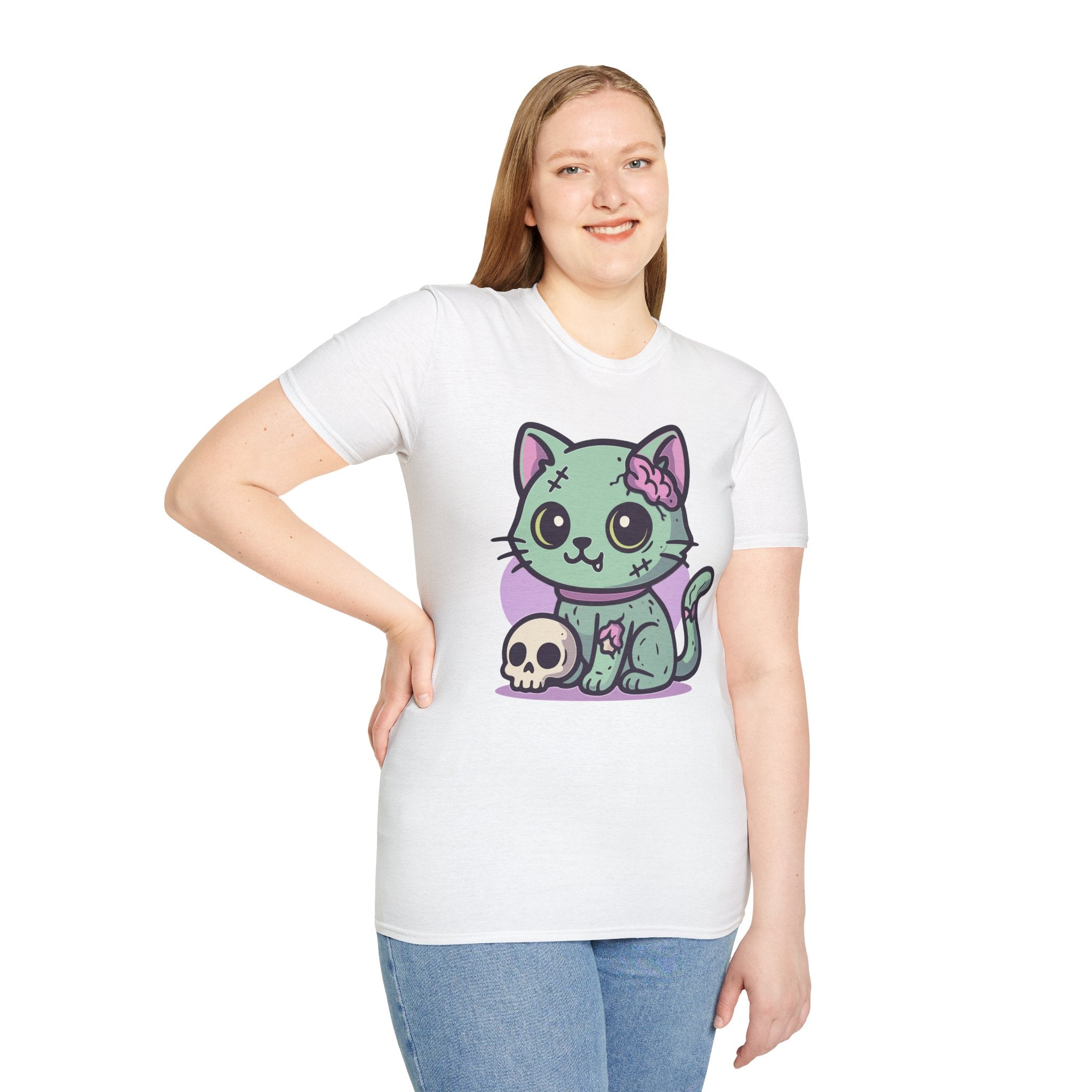 Undead Chibi Cat T-shirt