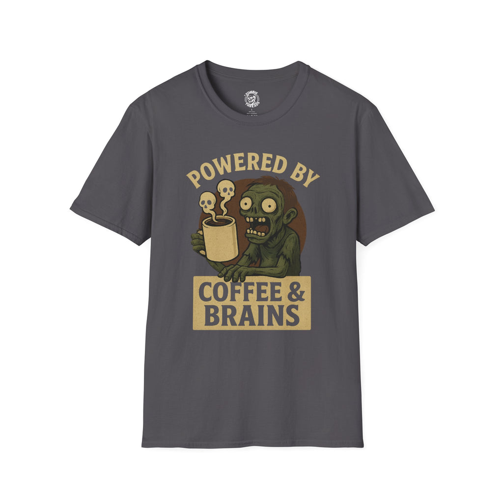 Powered by Coffee and Brains T-Shirt