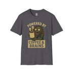 Powered by Coffee and Brains T-Shirt
