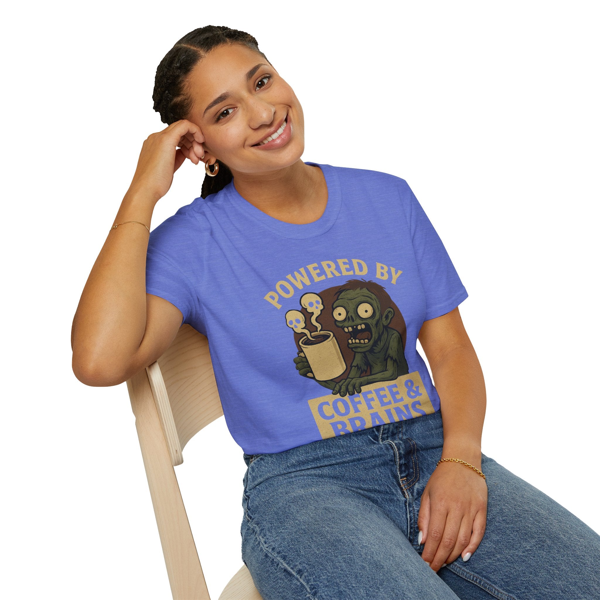 Powered by Coffee and Brains T-Shirt