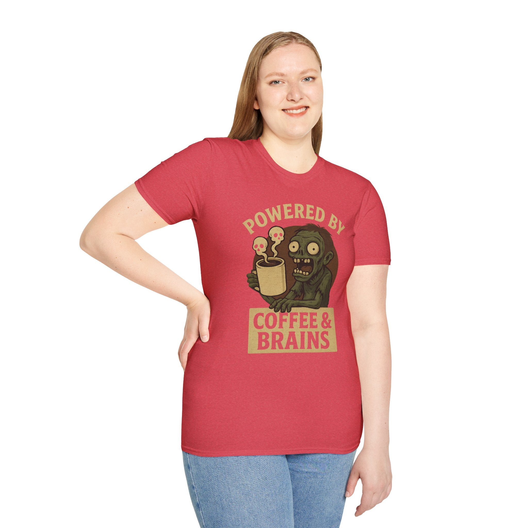 Powered by Coffee and Brains T-Shirt