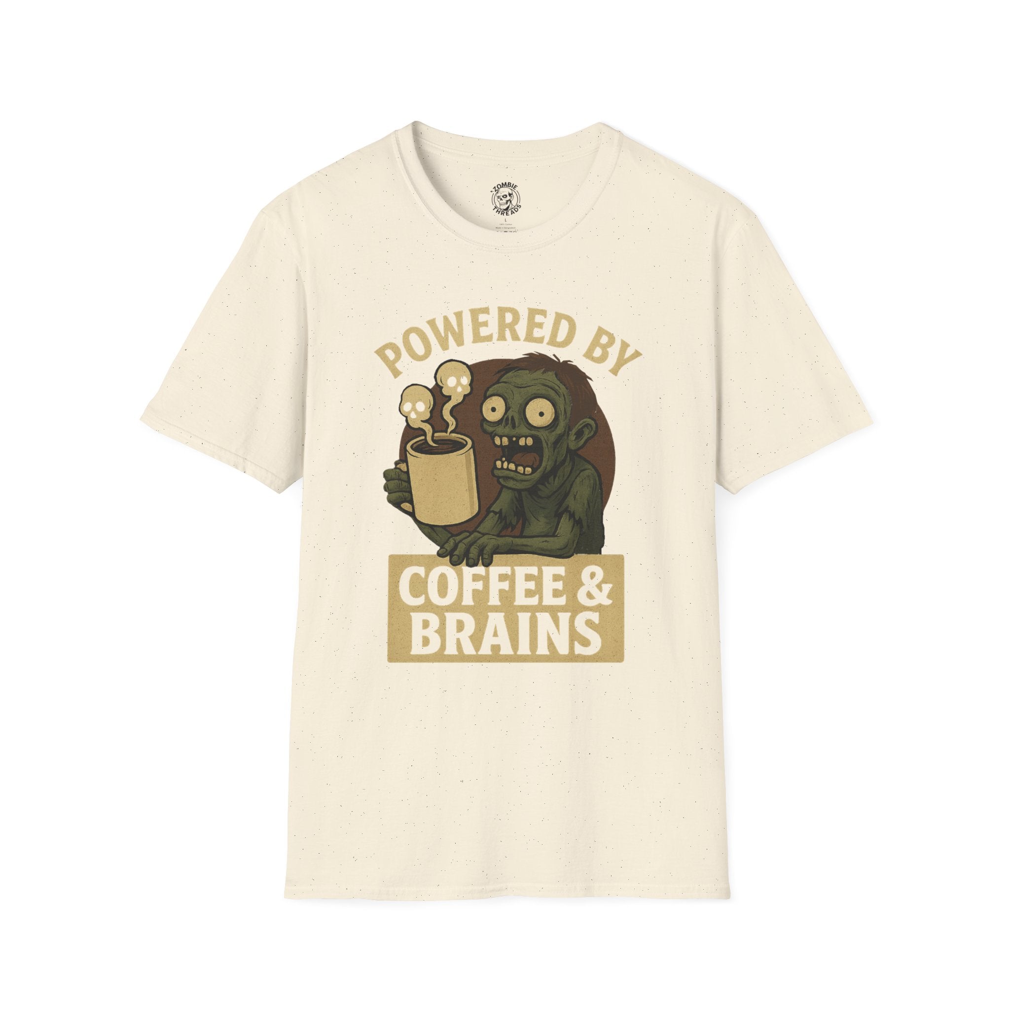 Powered by Coffee and Brains T-Shirt