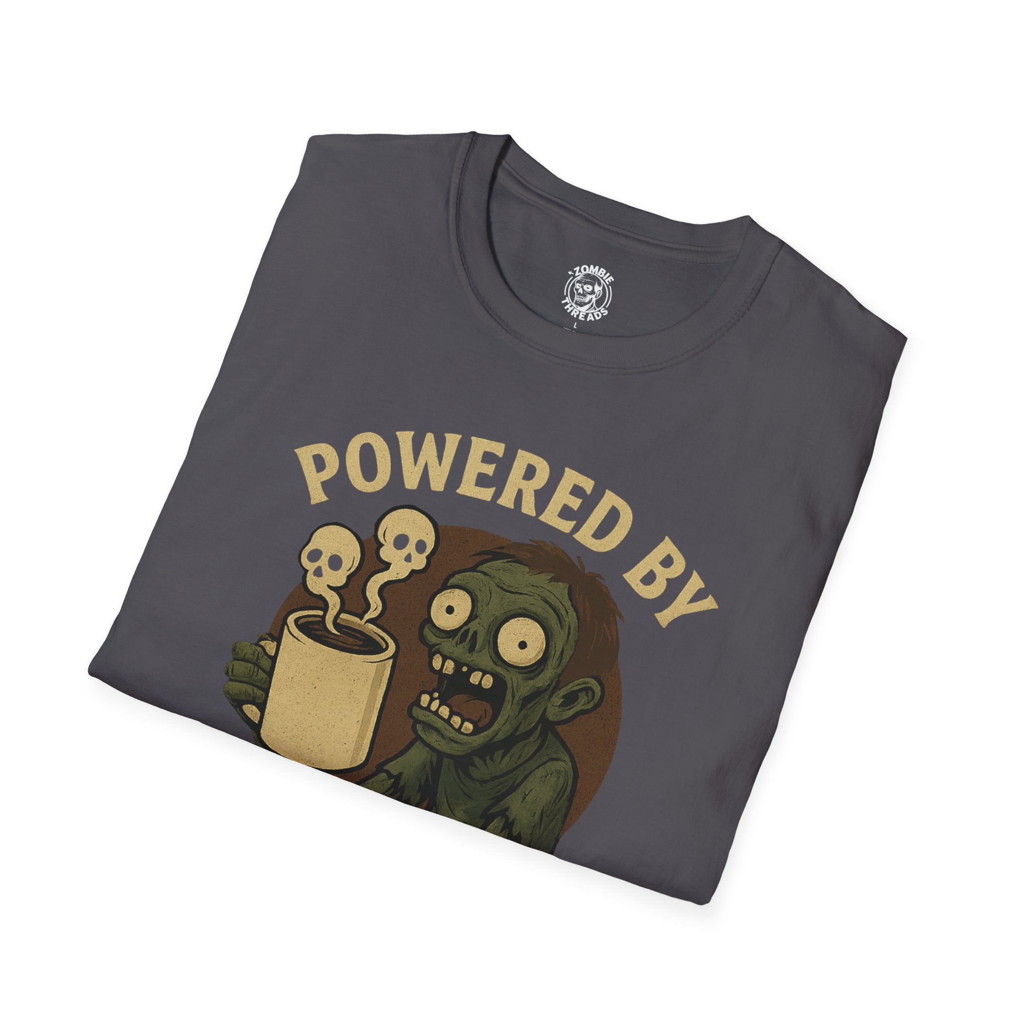 Powered by Coffee and Brains T-Shirt