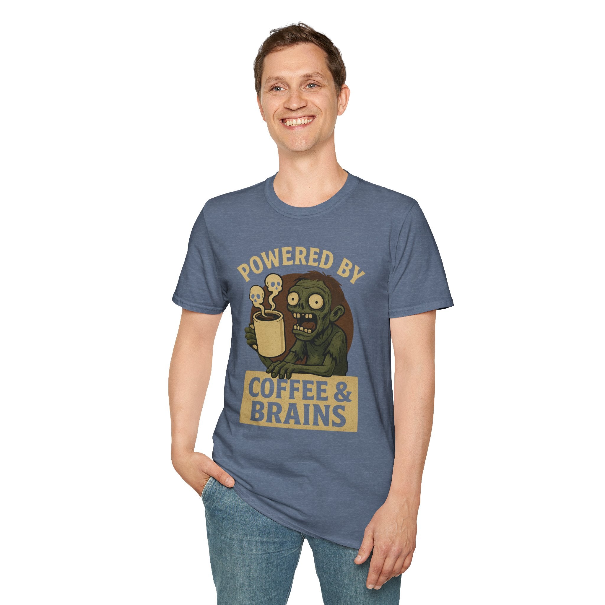 Powered by Coffee and Brains T-Shirt