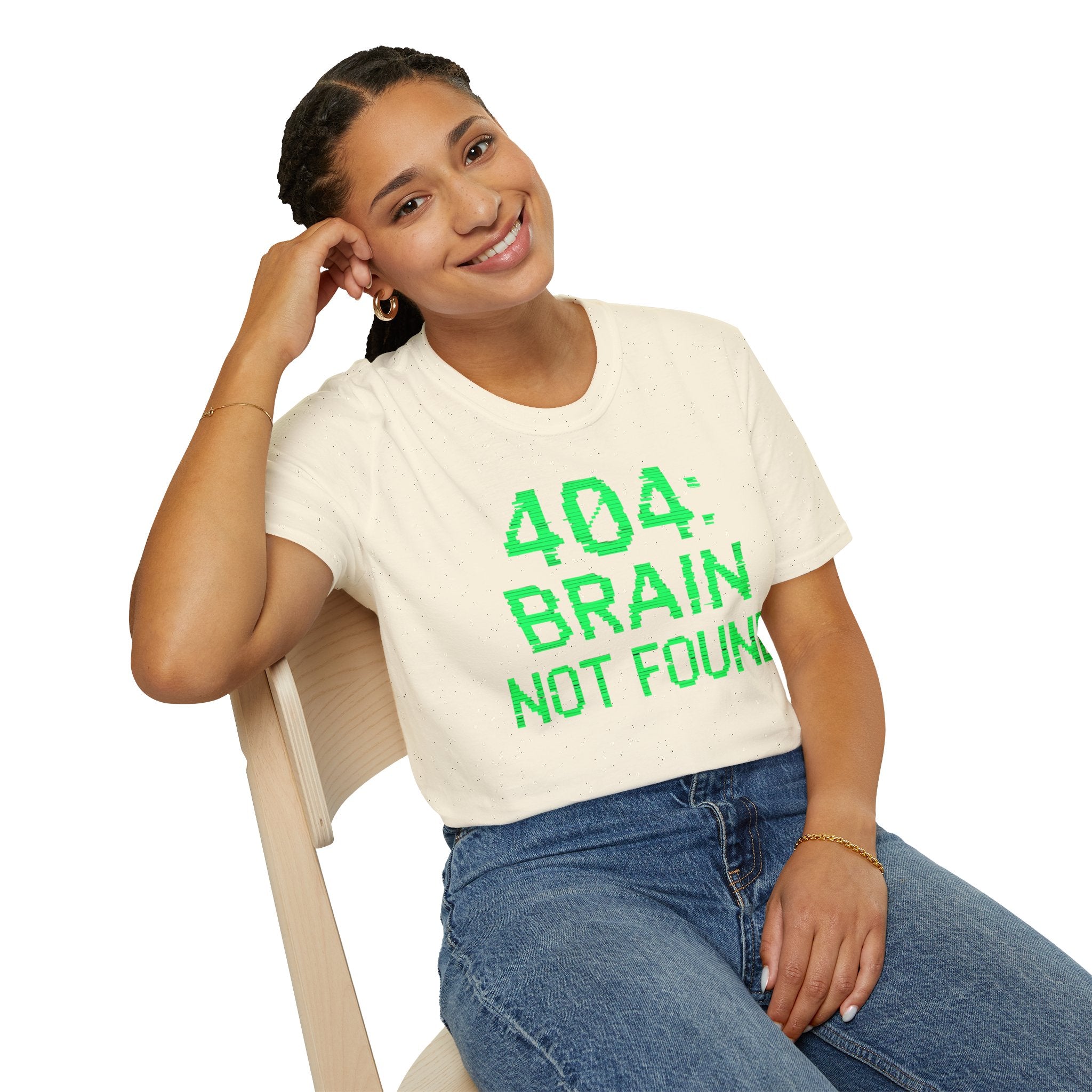404: Brain Not Found T-shirt