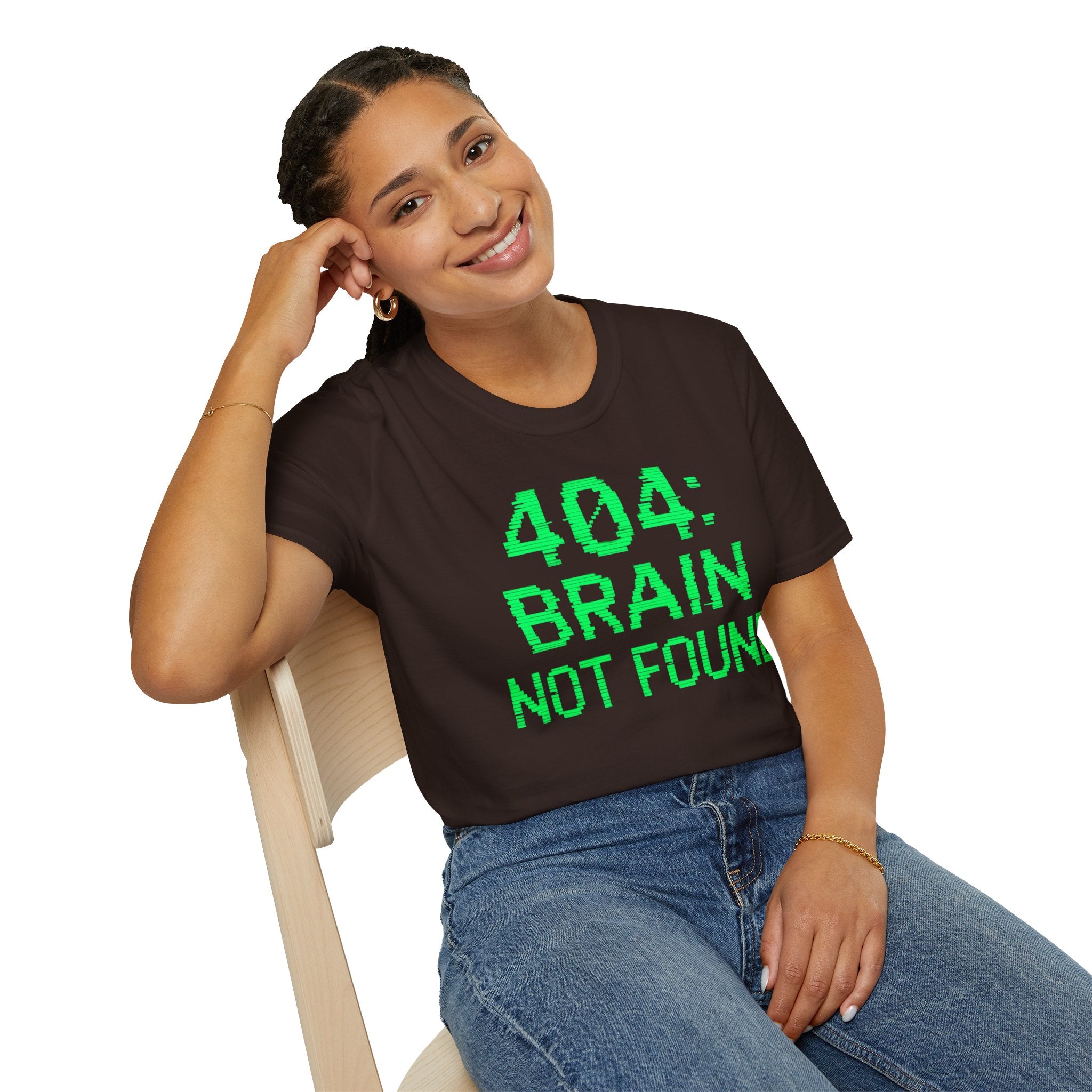 404: Brain Not Found T-shirt