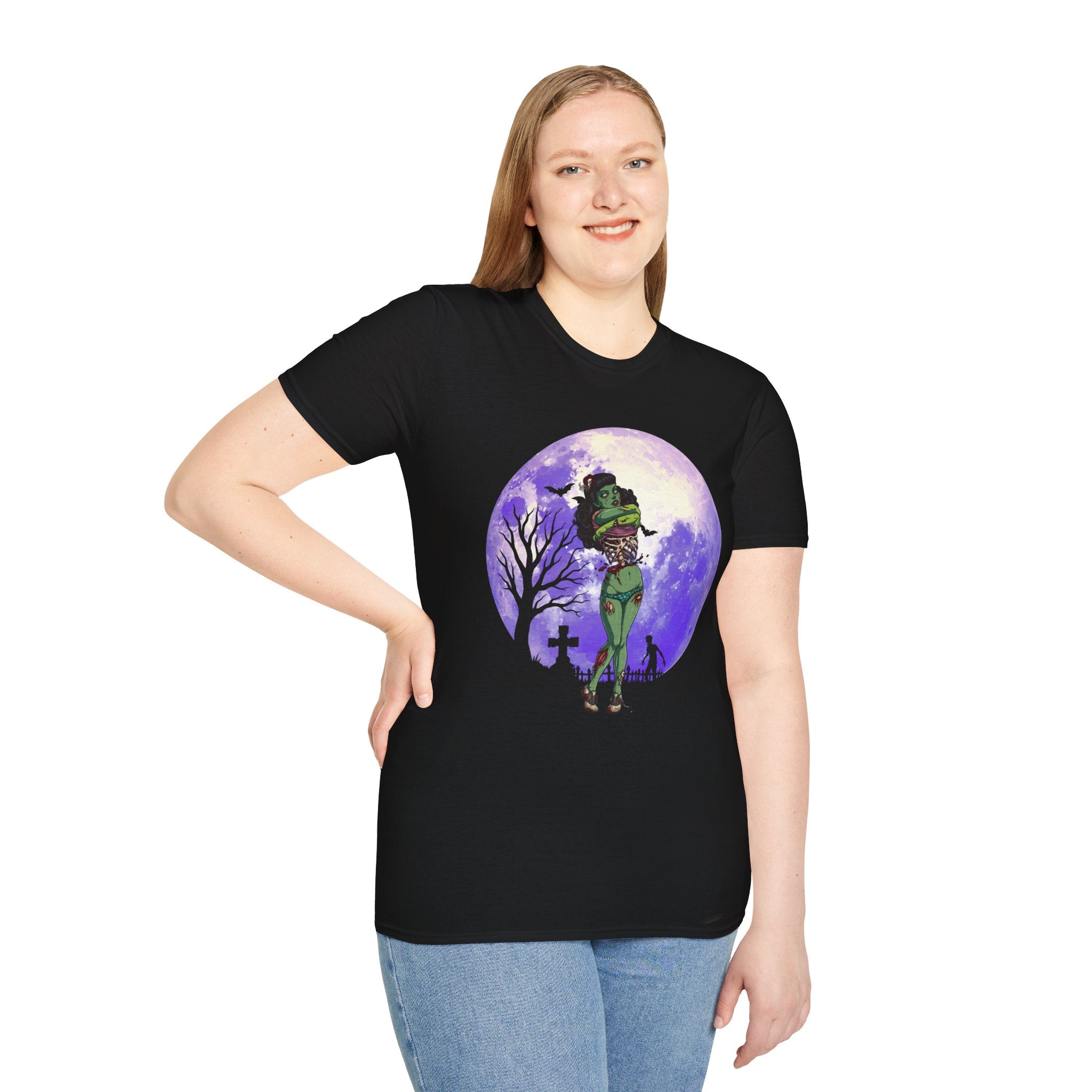 Graveyard Hot Purple T-Shirt