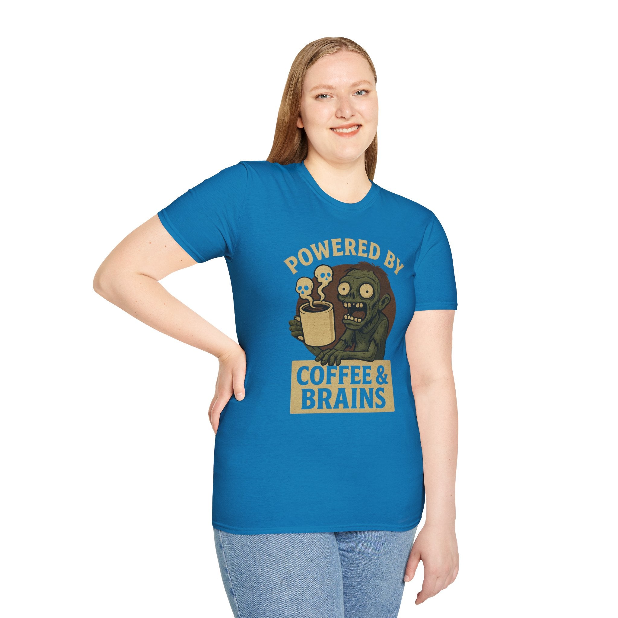Powered by Coffee and Brains T-Shirt