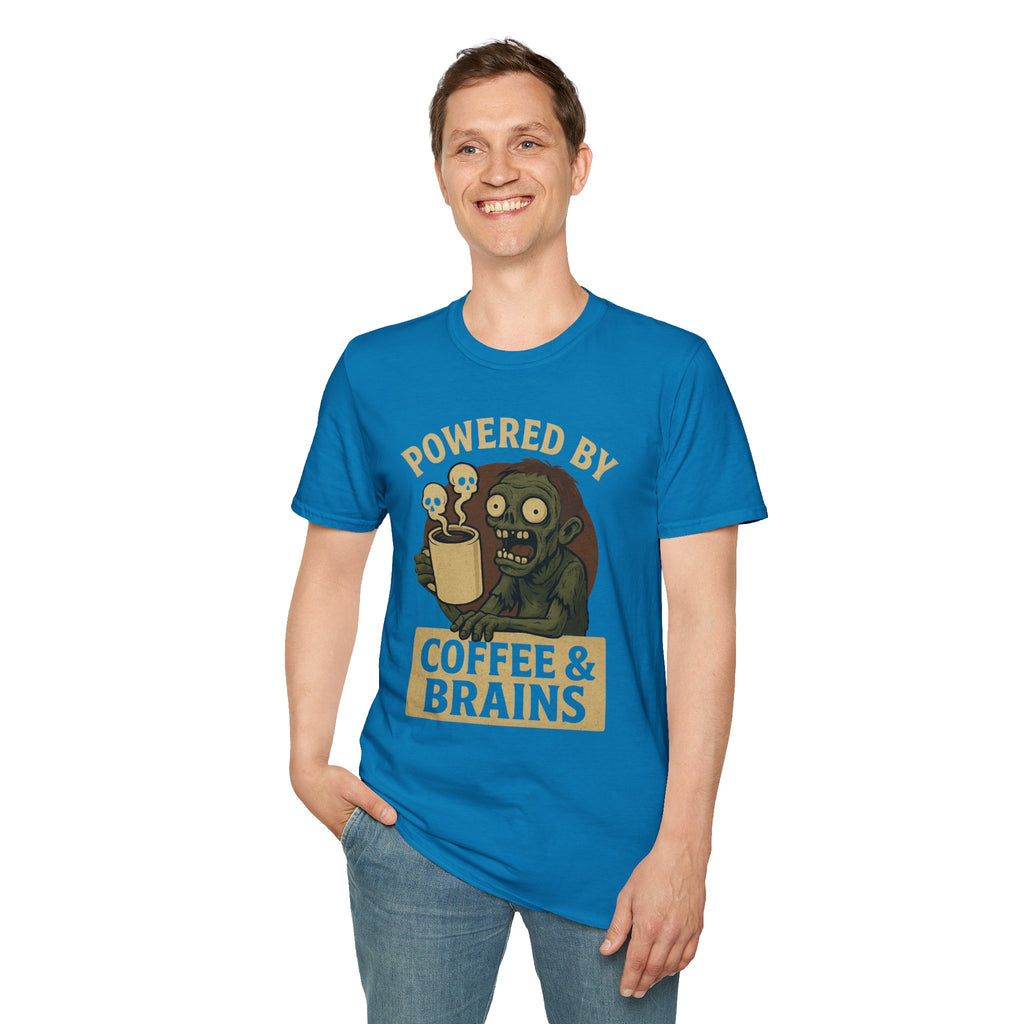 Powered by Coffee and Brains T-Shirt