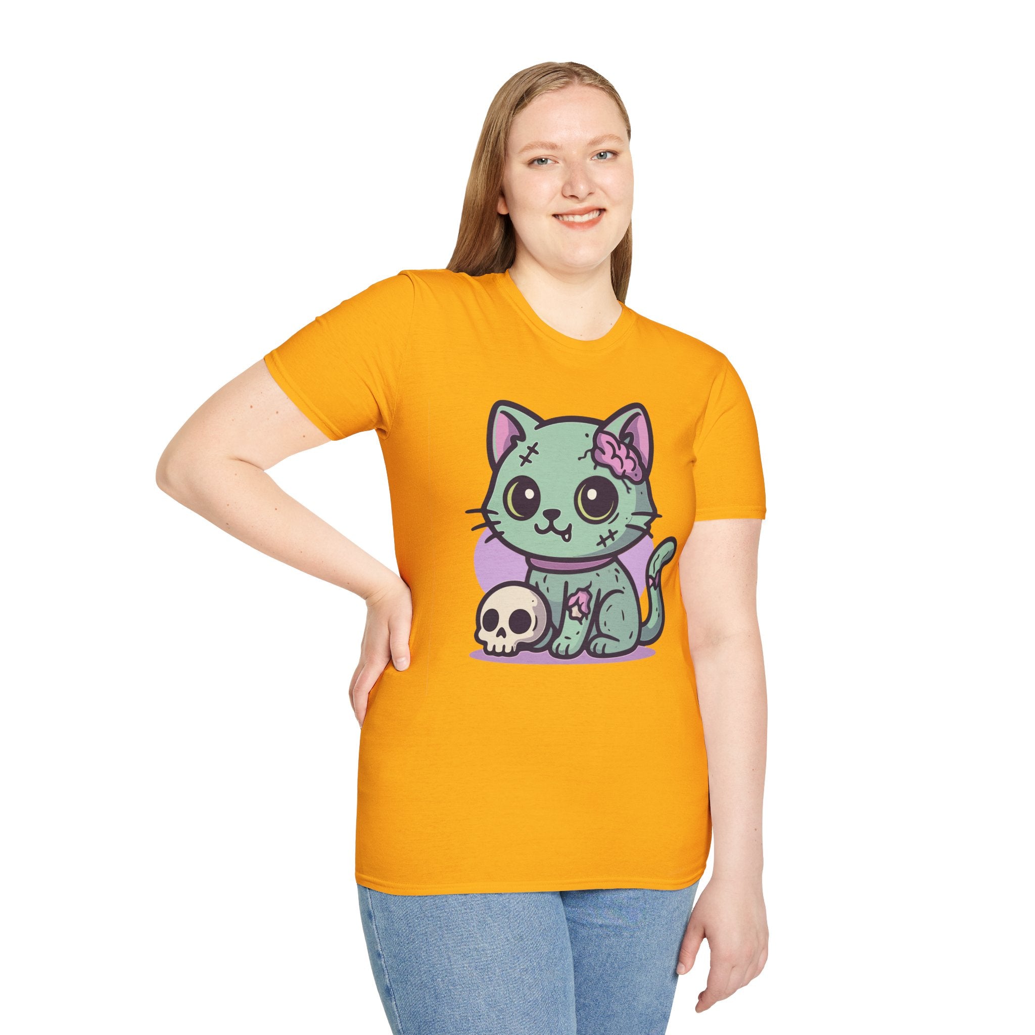 Undead Chibi Cat T-shirt