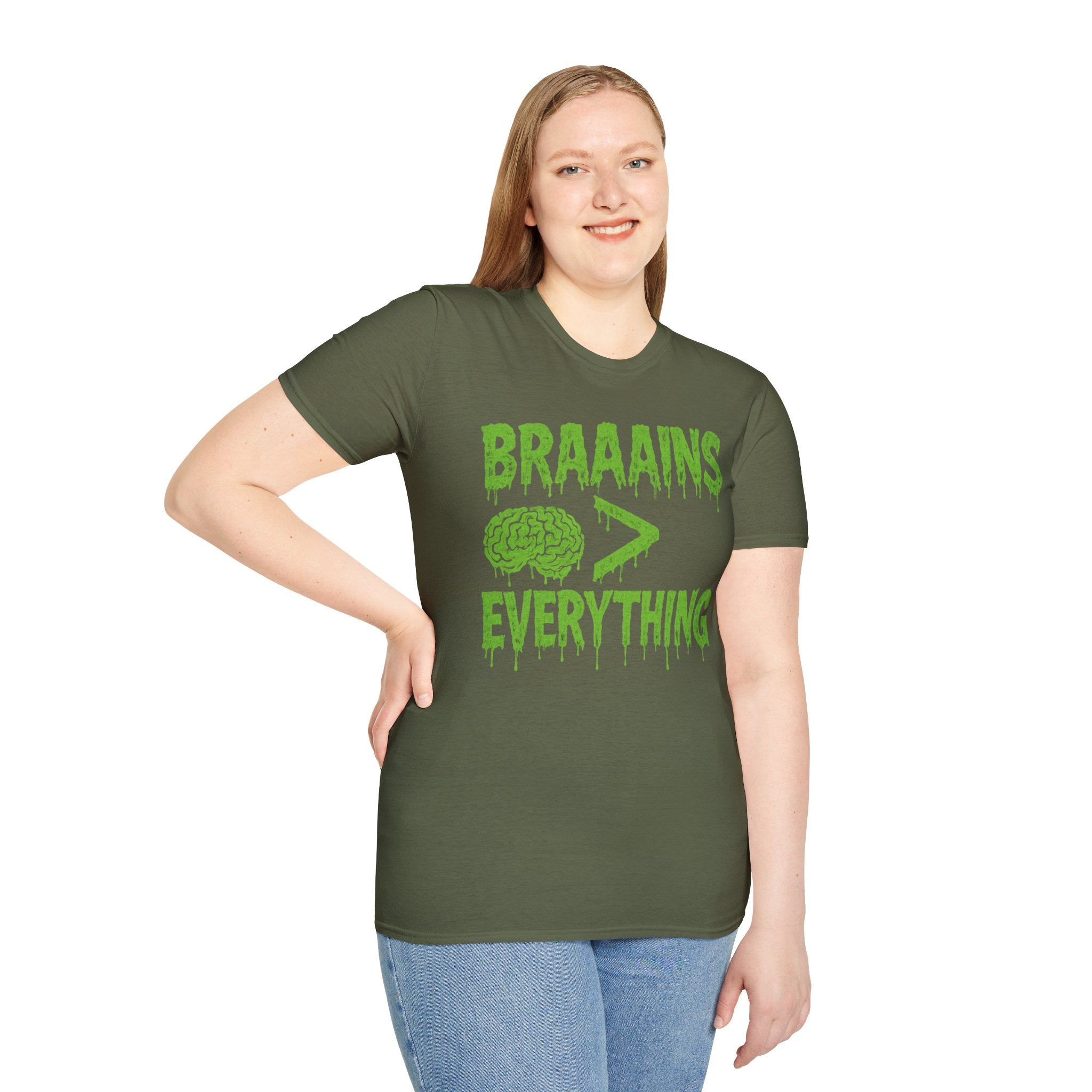 Brains Over Everything T-shirt