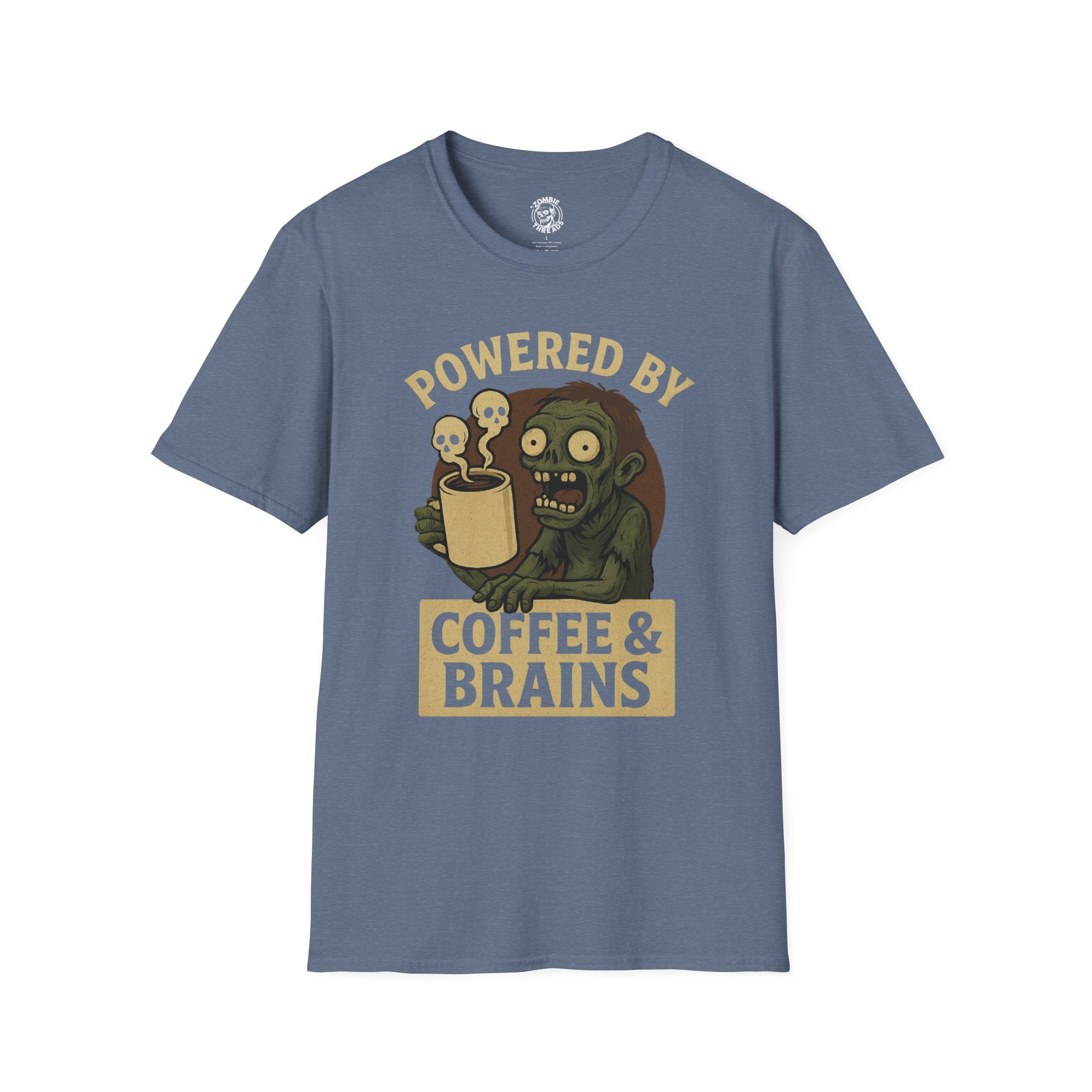 Powered by Coffee and Brains T-Shirt