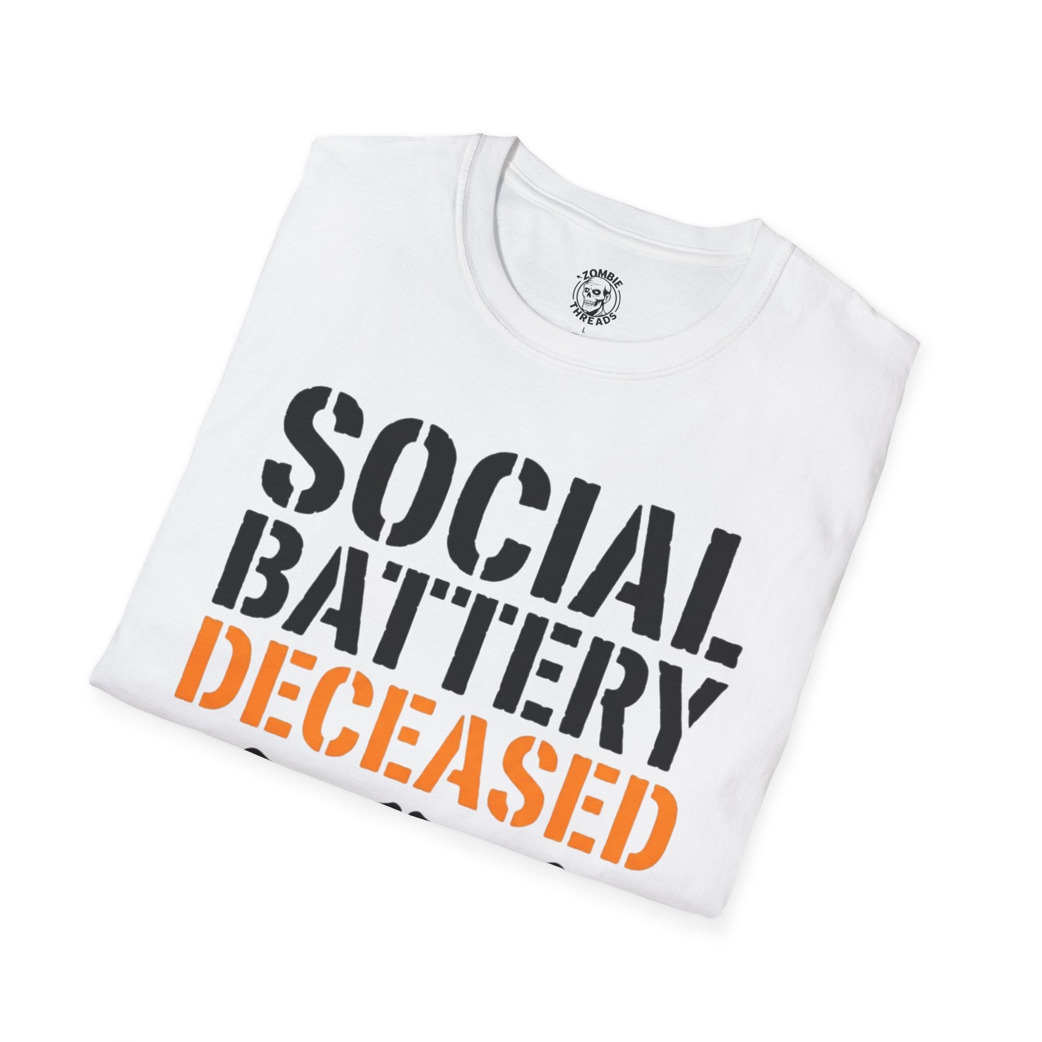Social Battery Deceased T-Shirt