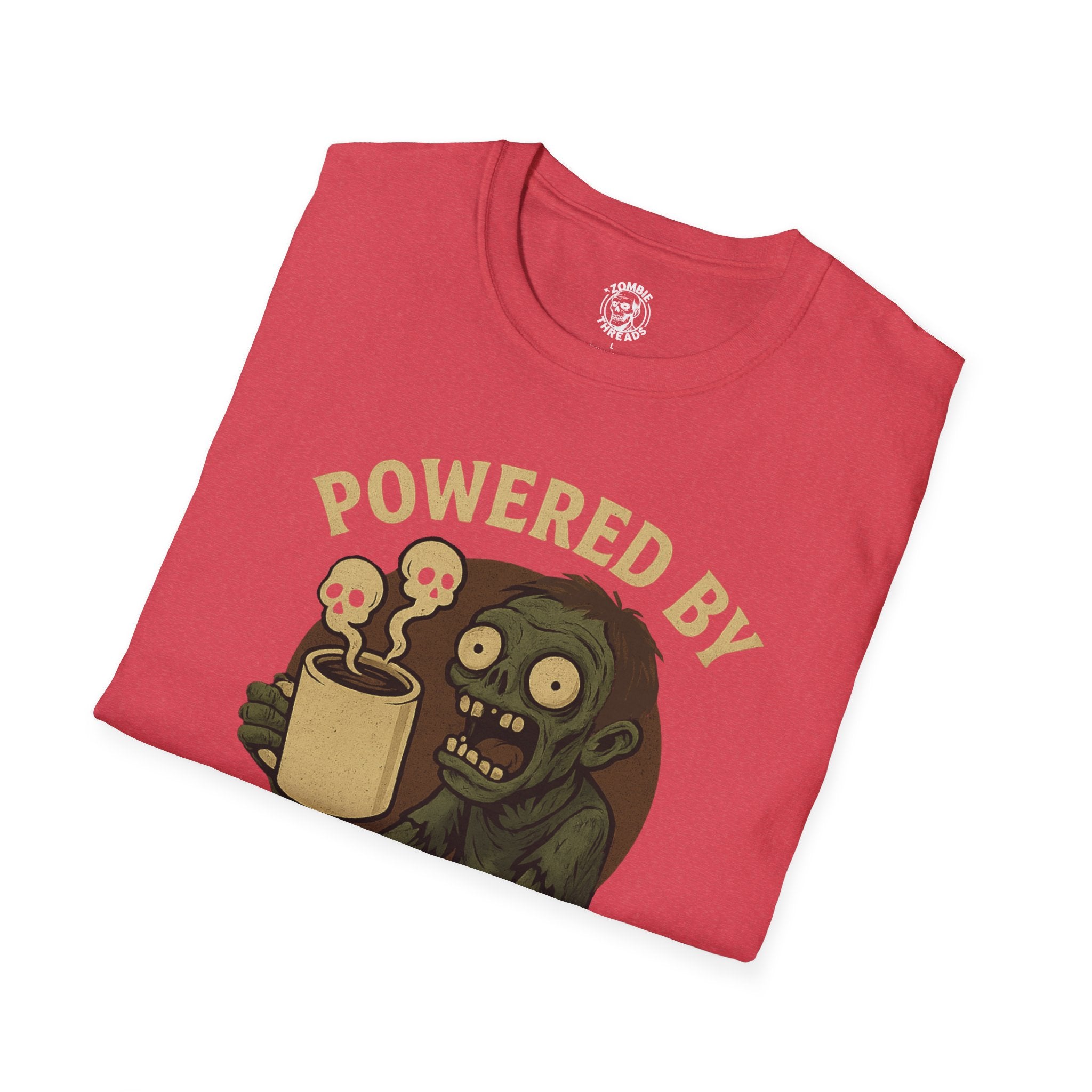Powered by Coffee and Brains T-Shirt