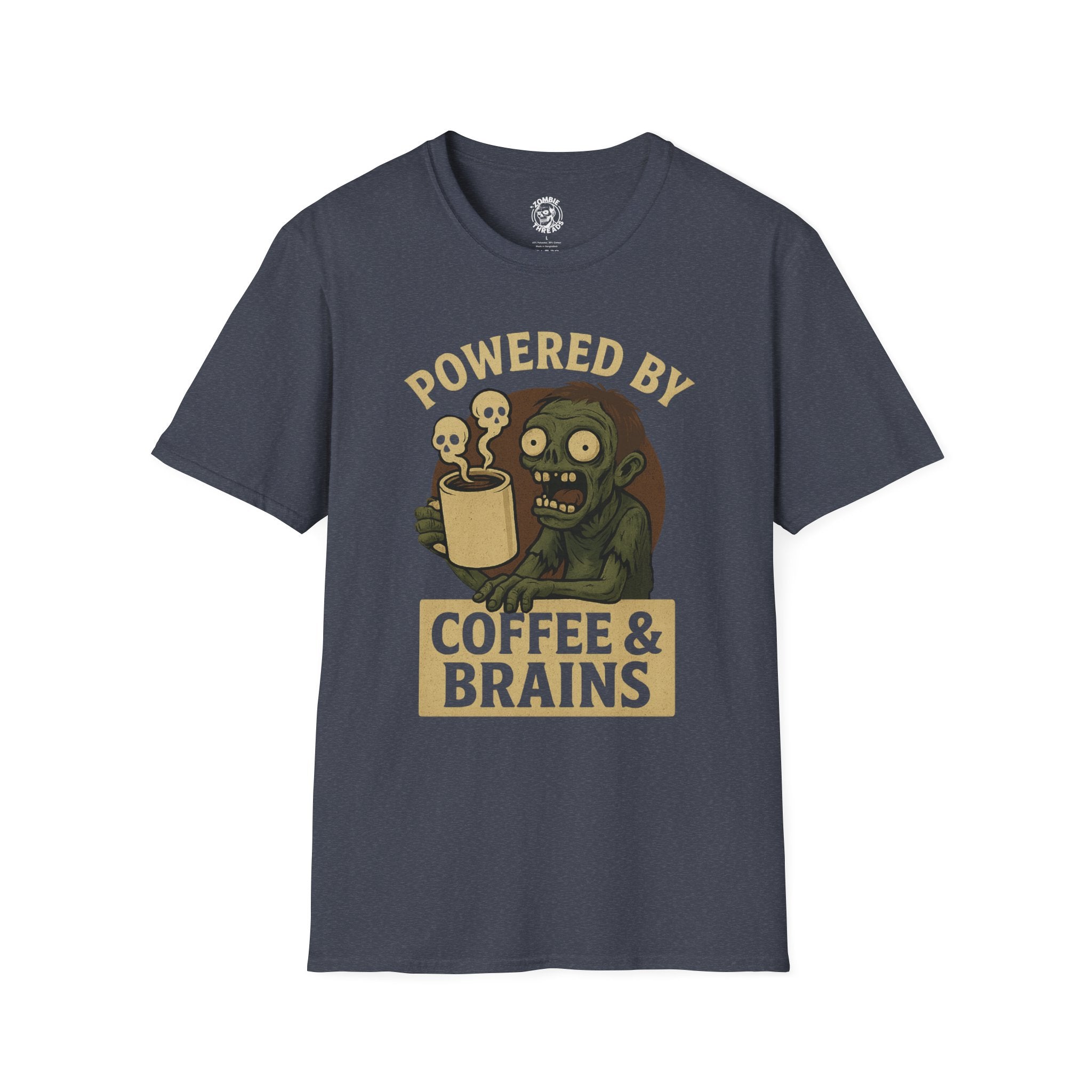 Powered by Coffee and Brains T-Shirt
