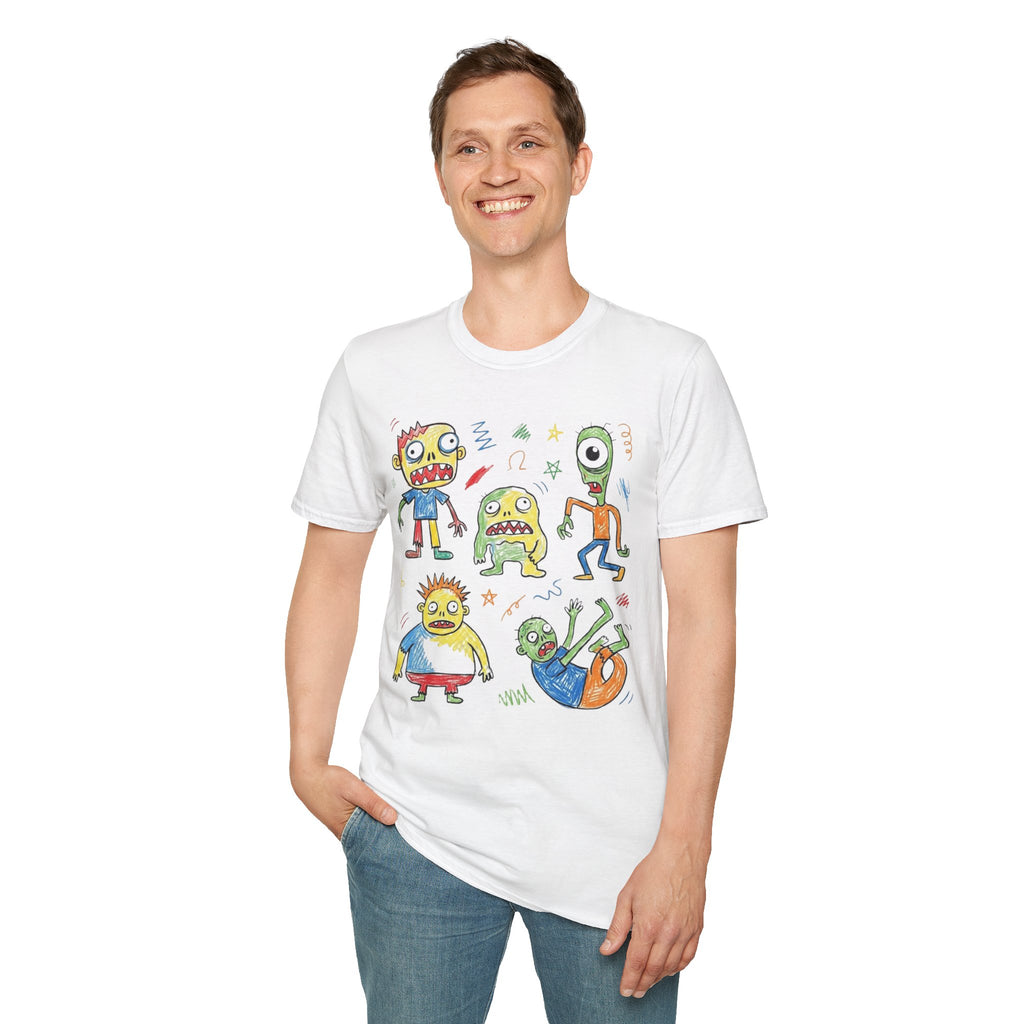 Scribble Zombie Parade T-Shirt
