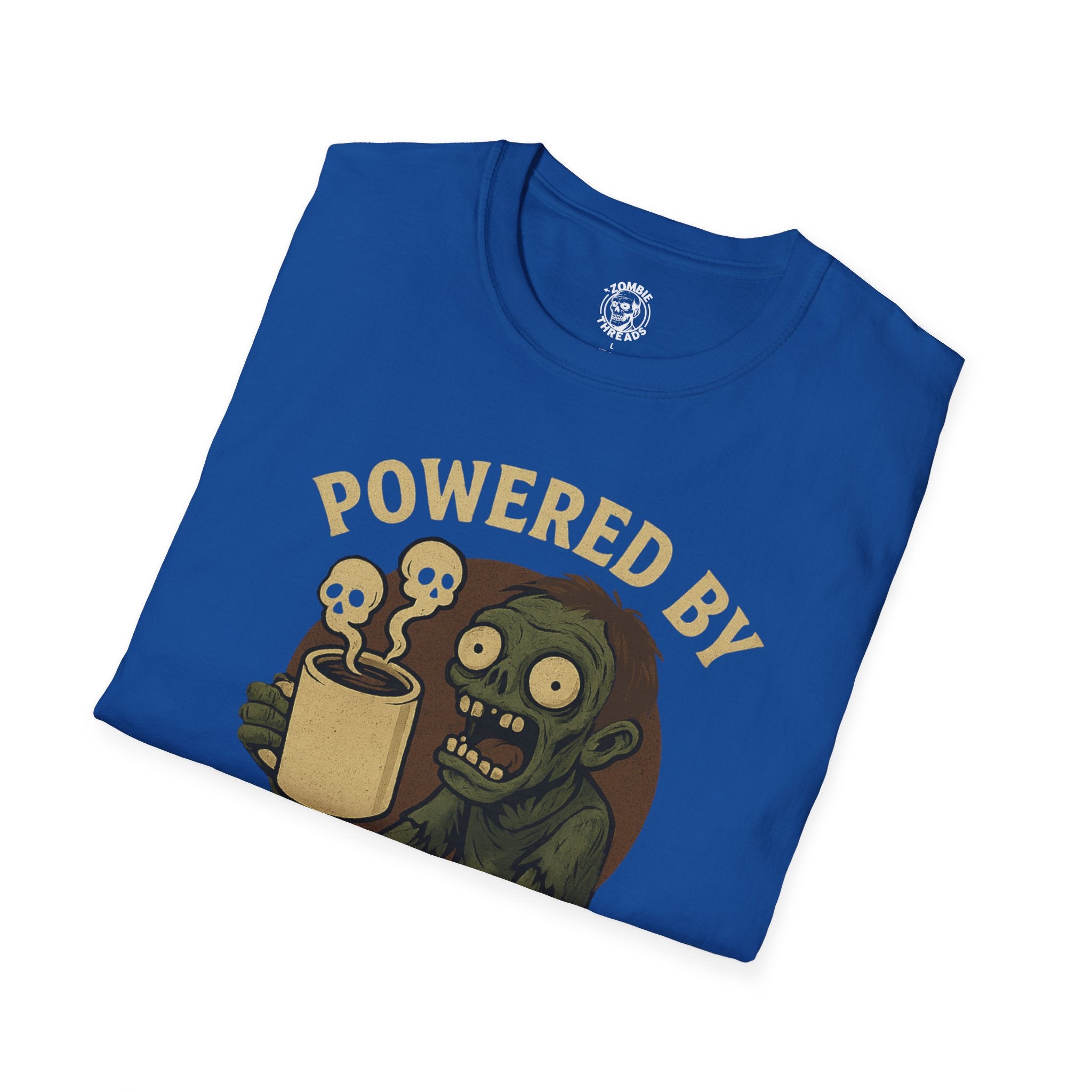 Powered by Coffee and Brains T-Shirt