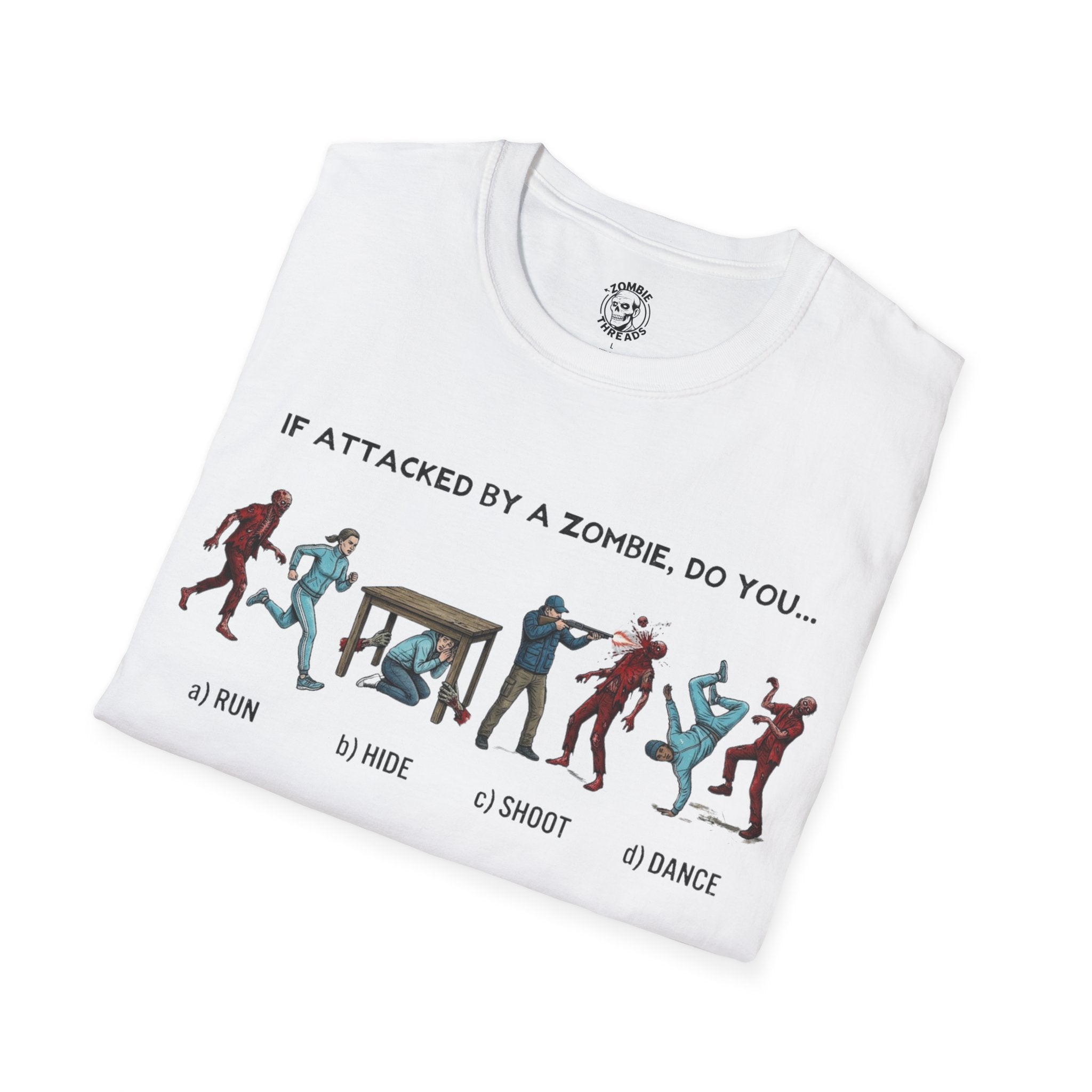 If Attacked By A Zombie T-Shirt