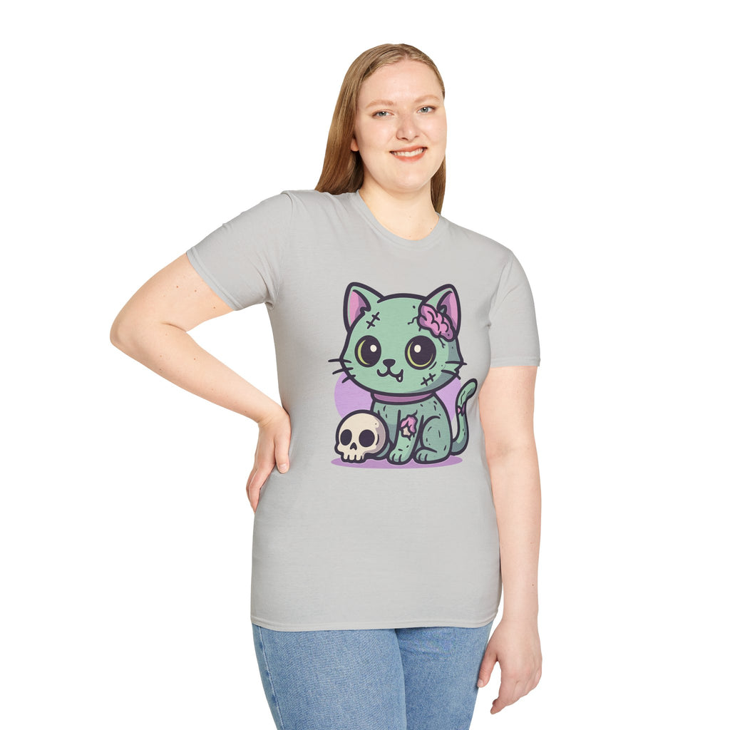 Undead Chibi Cat T-shirt