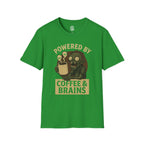 Powered by Coffee and Brains T-Shirt