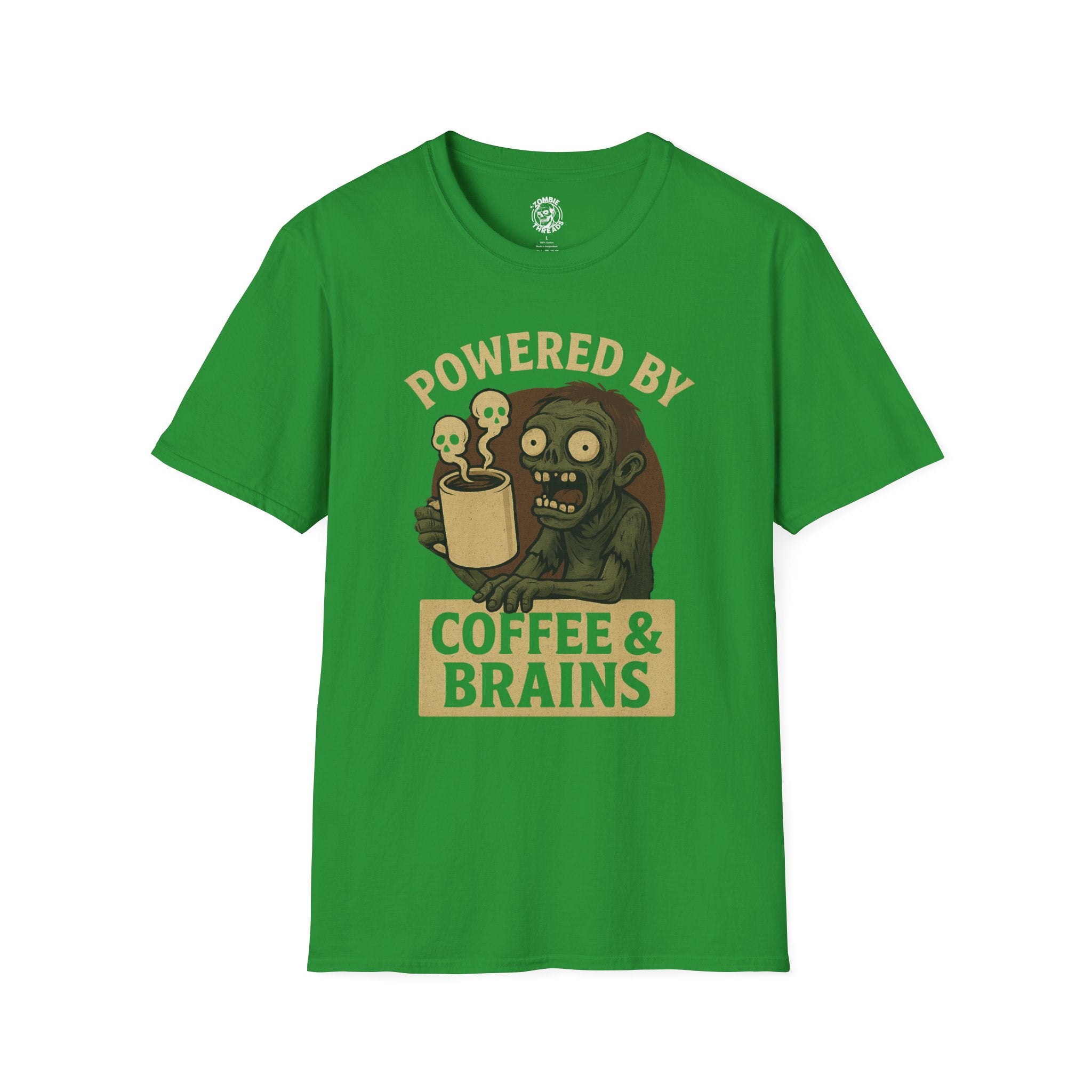 Powered by Coffee and Brains T-Shirt
