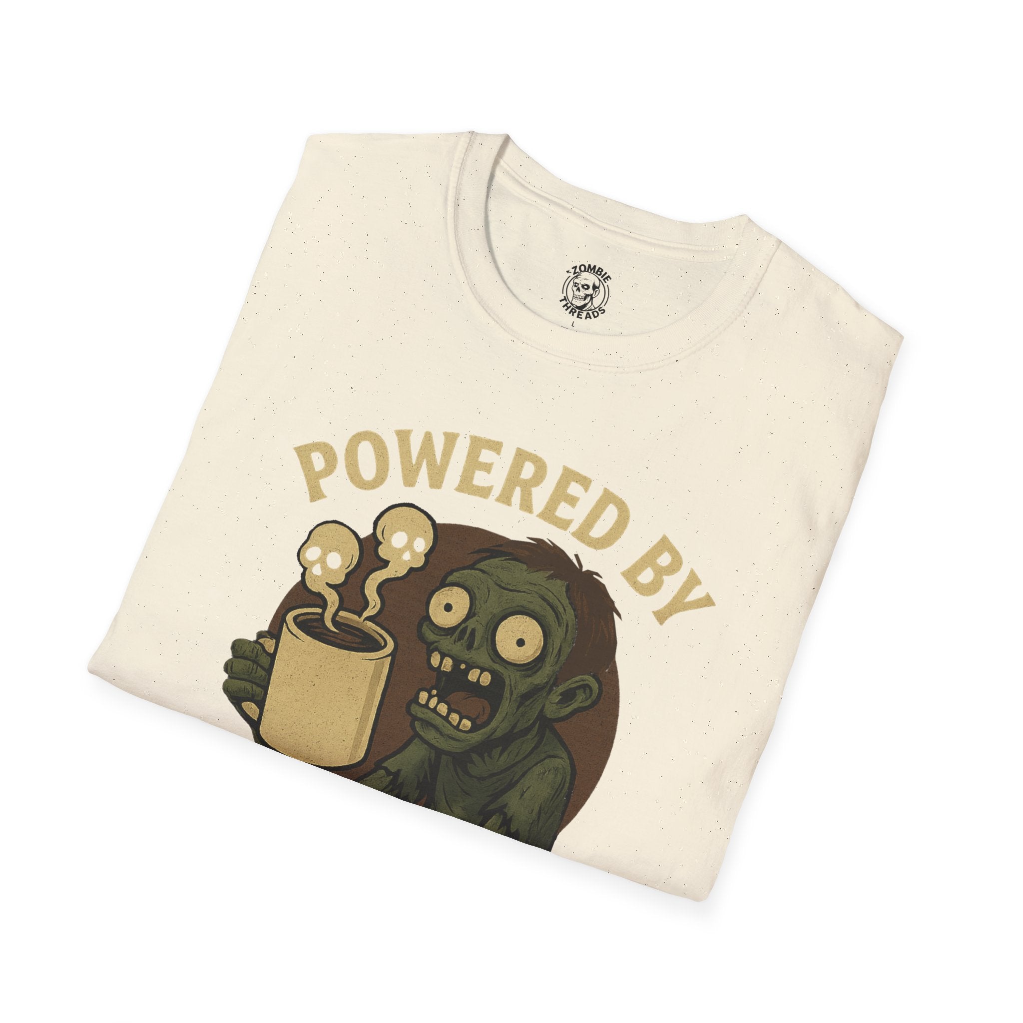 Powered by Coffee and Brains T-Shirt