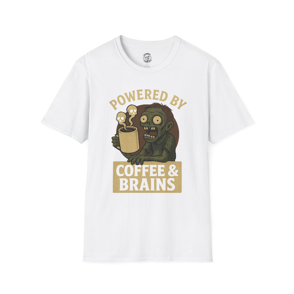 Powered by Coffee and Brains T-Shirt