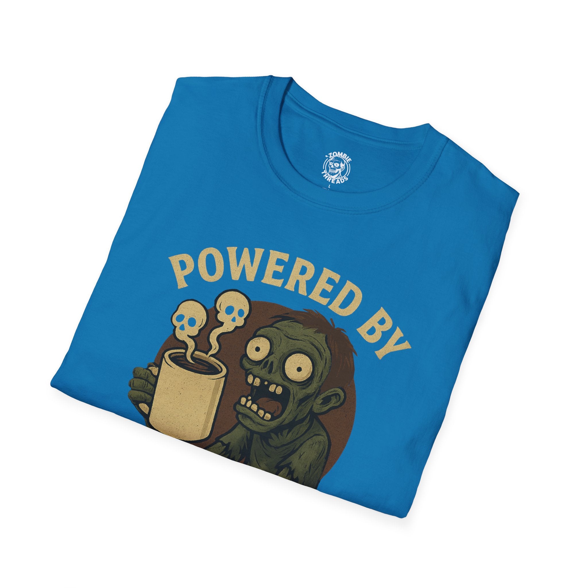 Powered by Coffee and Brains T-Shirt