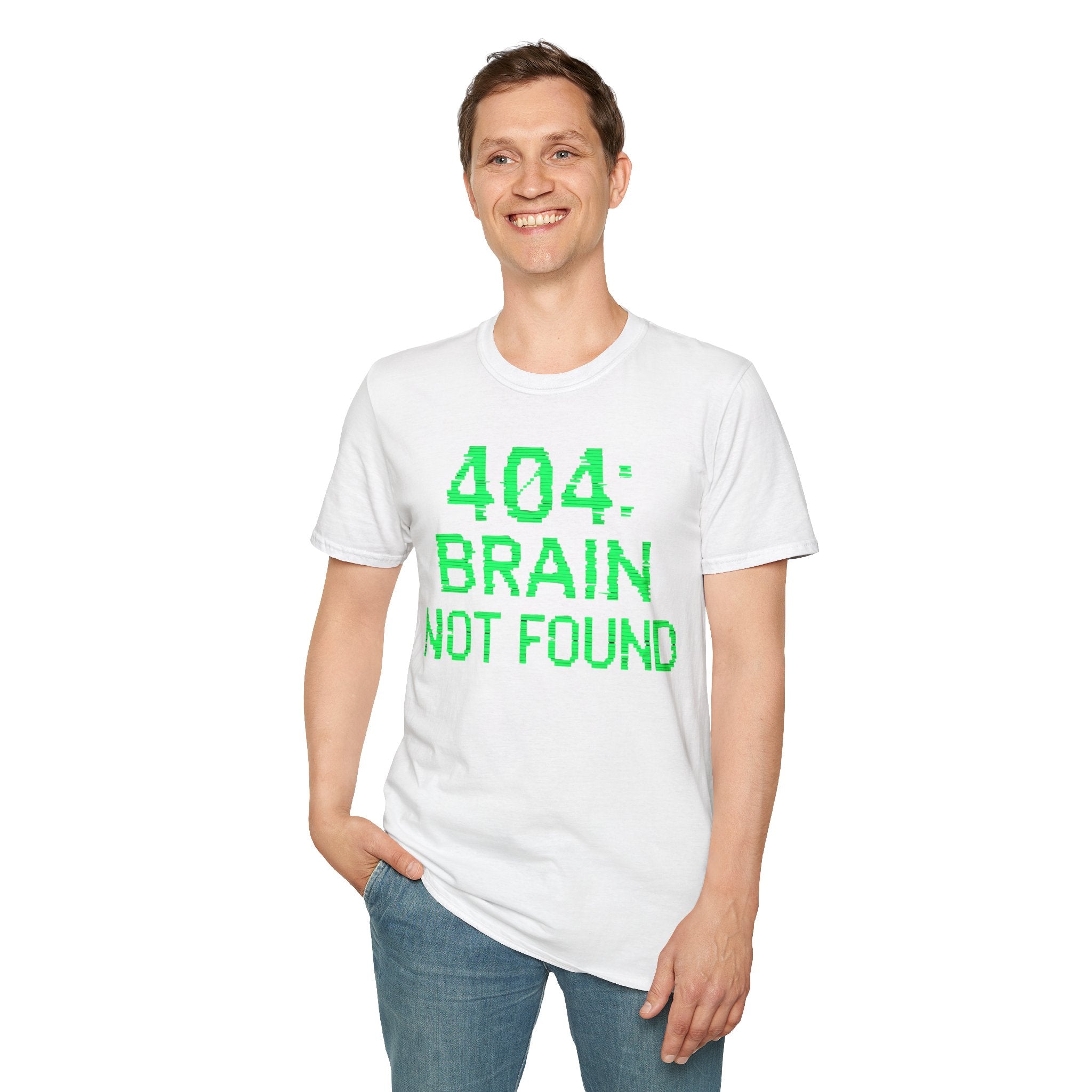 404: Brain Not Found T-shirt