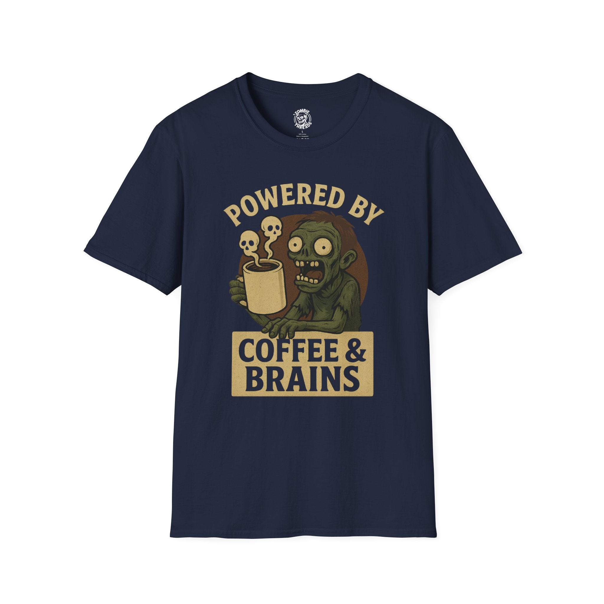 Powered by Coffee and Brains T-Shirt