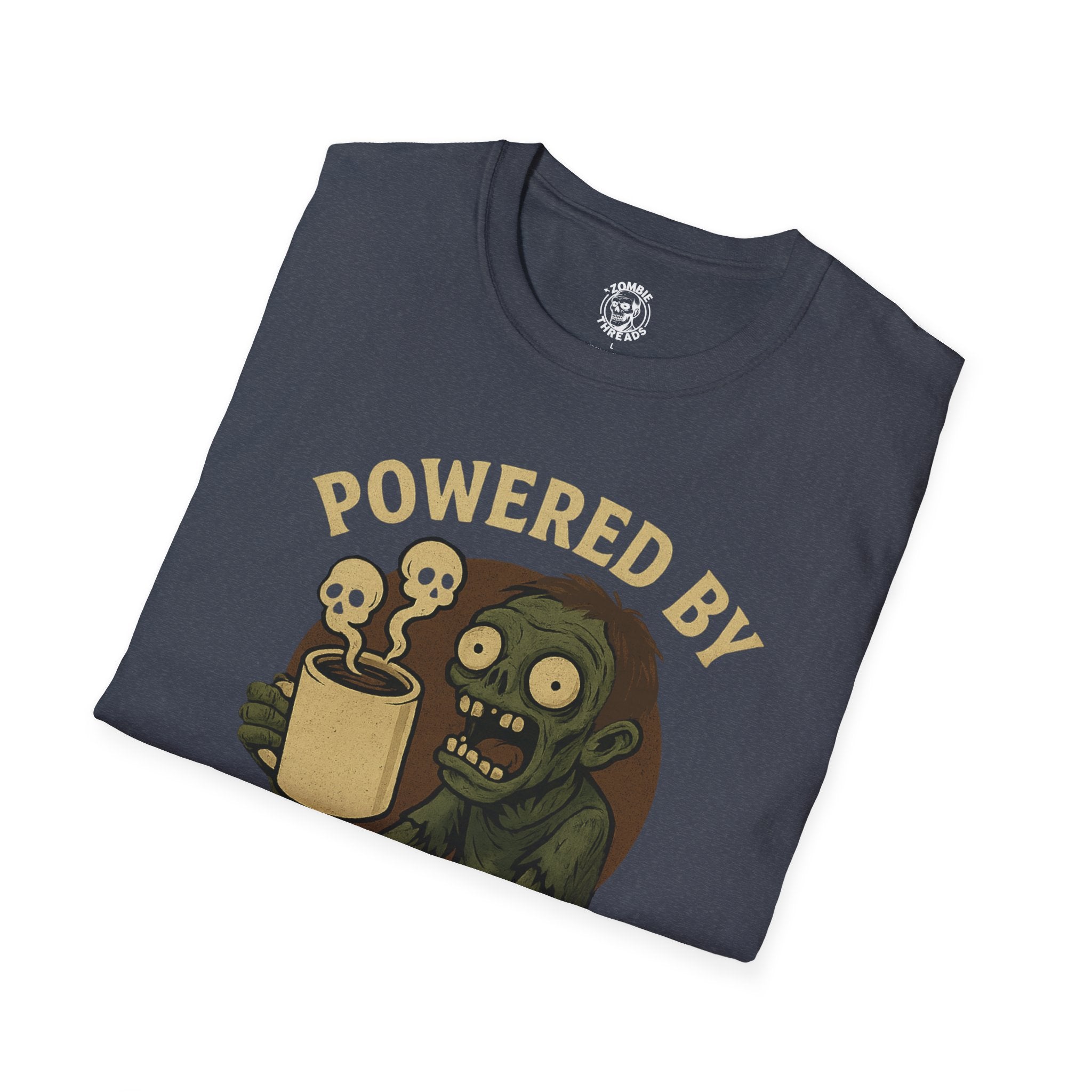 Powered by Coffee and Brains T-Shirt