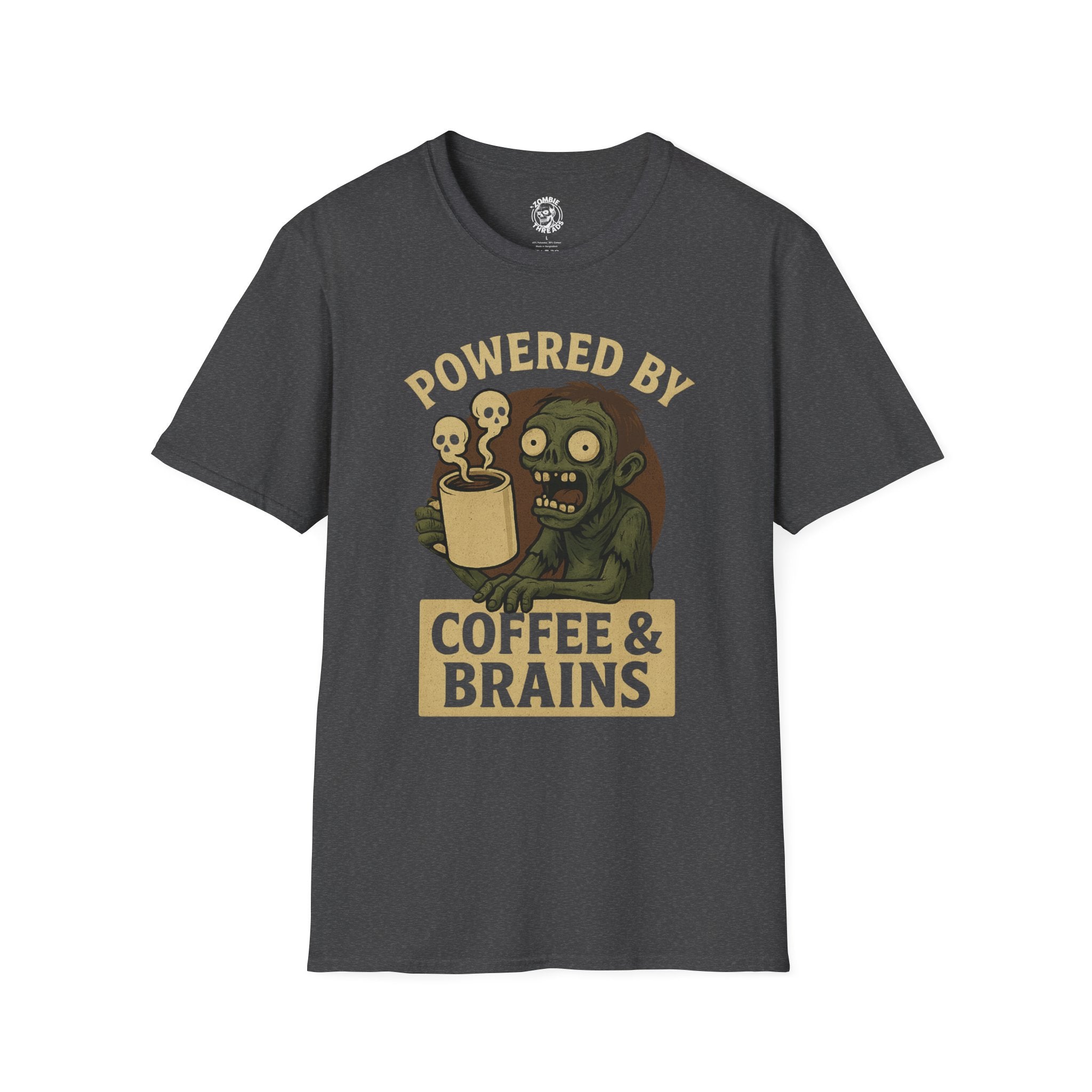 Powered by Coffee and Brains T-Shirt