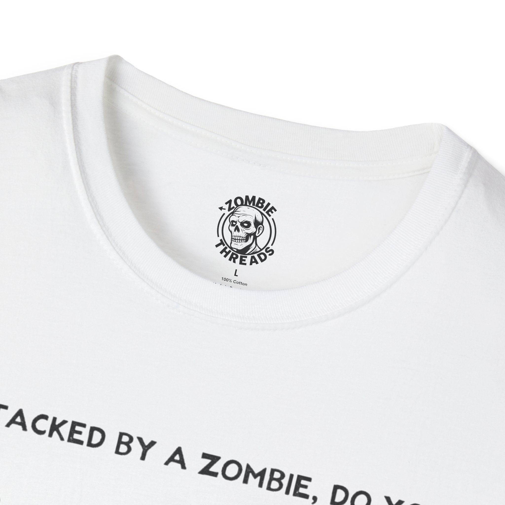 If Attacked By A Zombie T-Shirt