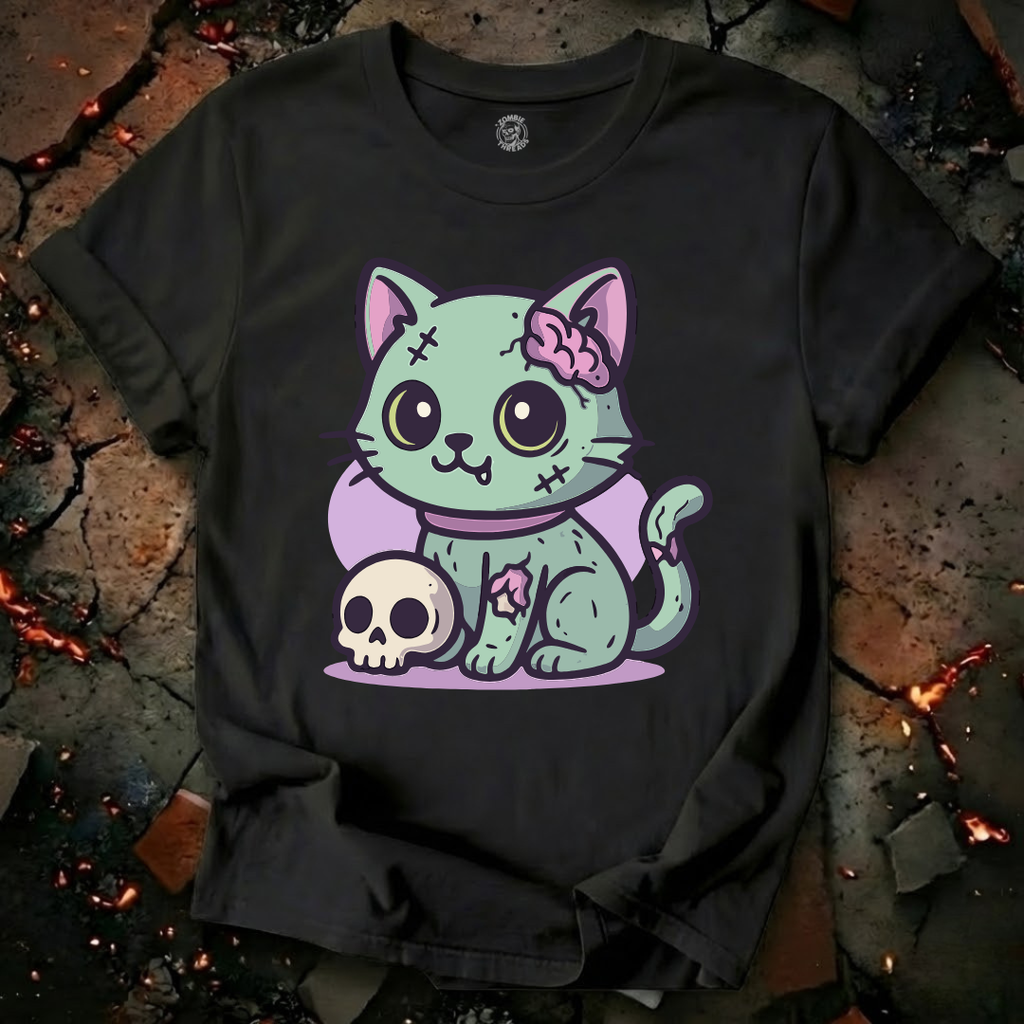 Undead Chibi Cat T-Shirt