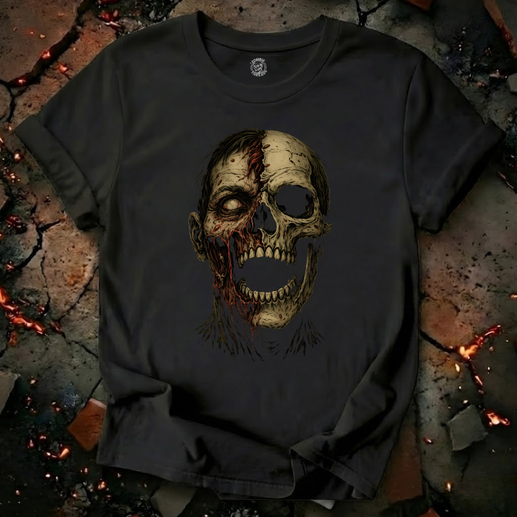 Flesh Torn Skull T-Shirt