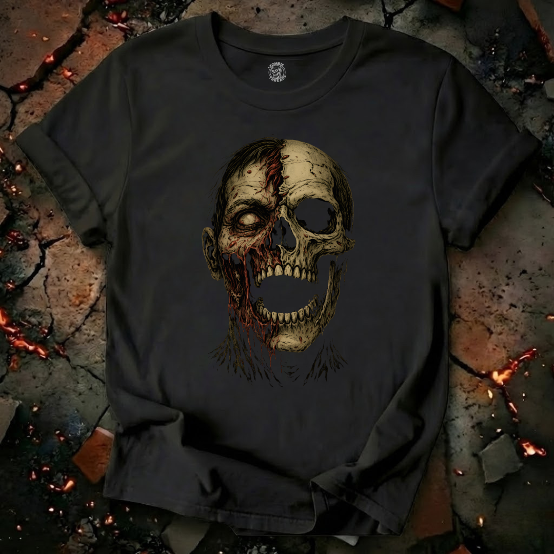 Flesh Torn Skull T-Shirt