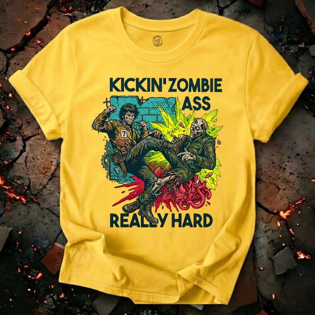 Kickin' Zombie Ass T-Shirt