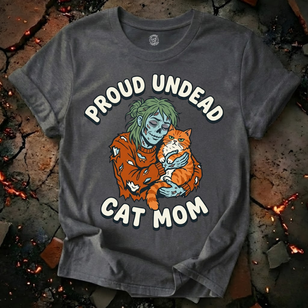 Undead Cat Mom T-Shirt