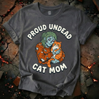 Undead Cat Mom T-Shirt