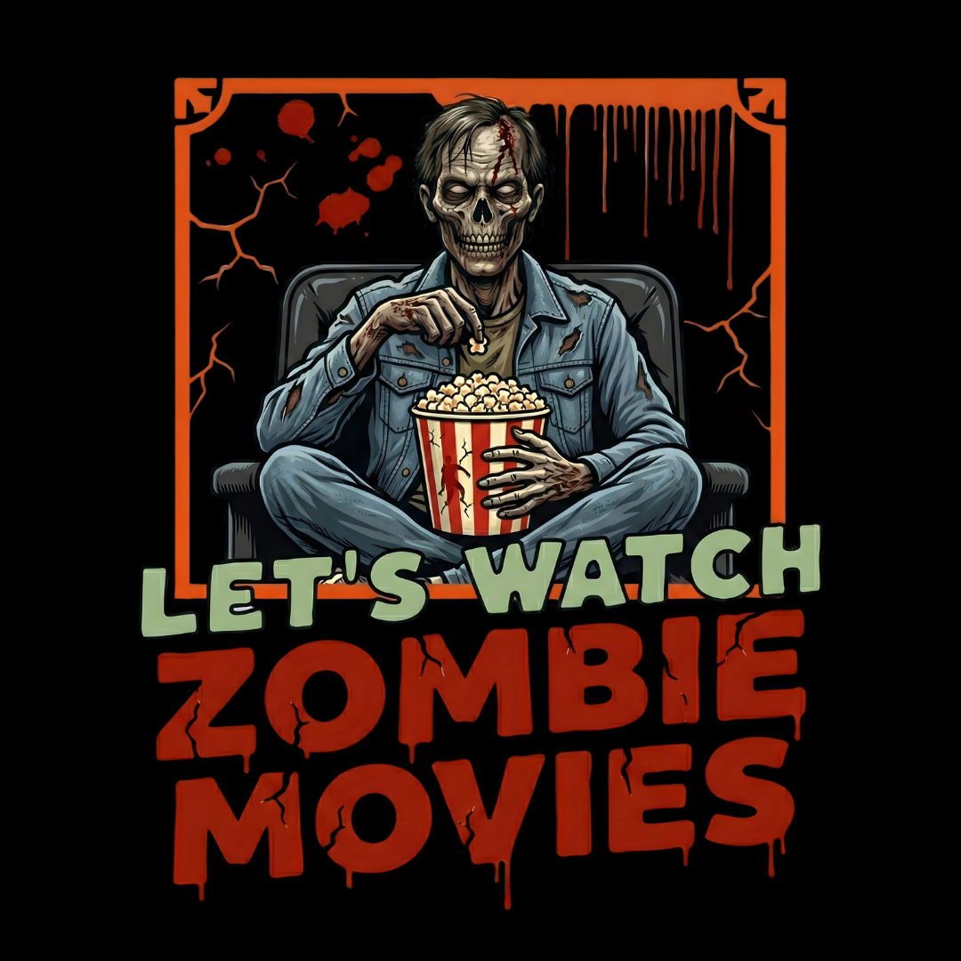 Lets Watch Zombie Movies T-Shirt