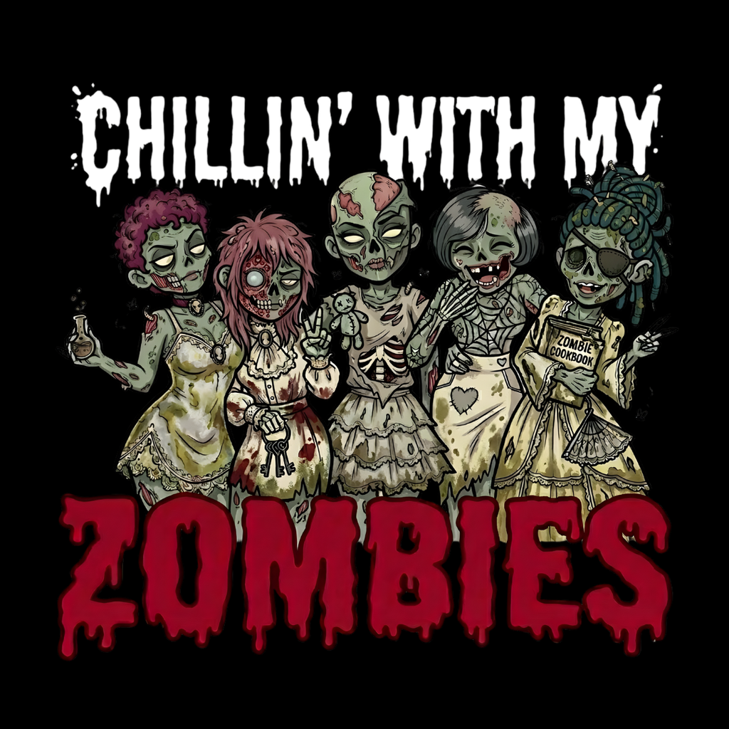 Chillin' With My Zombies T-Shirt