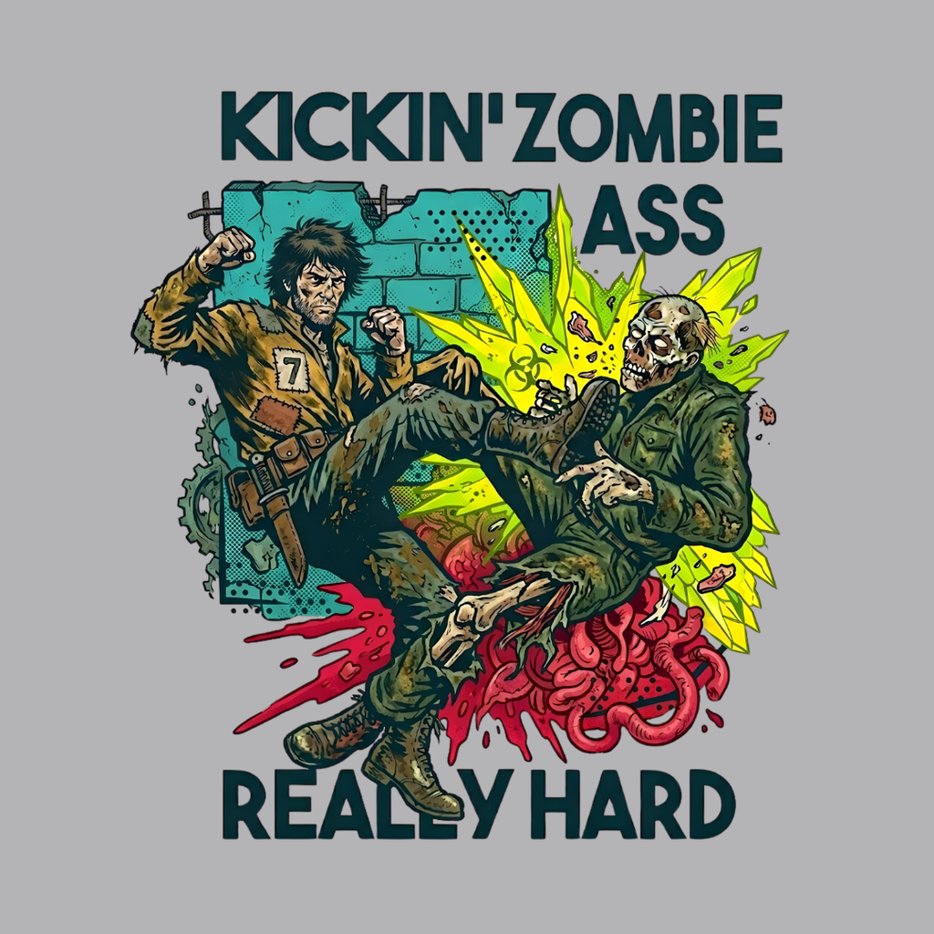 Kickin' Zombie Ass T-Shirt