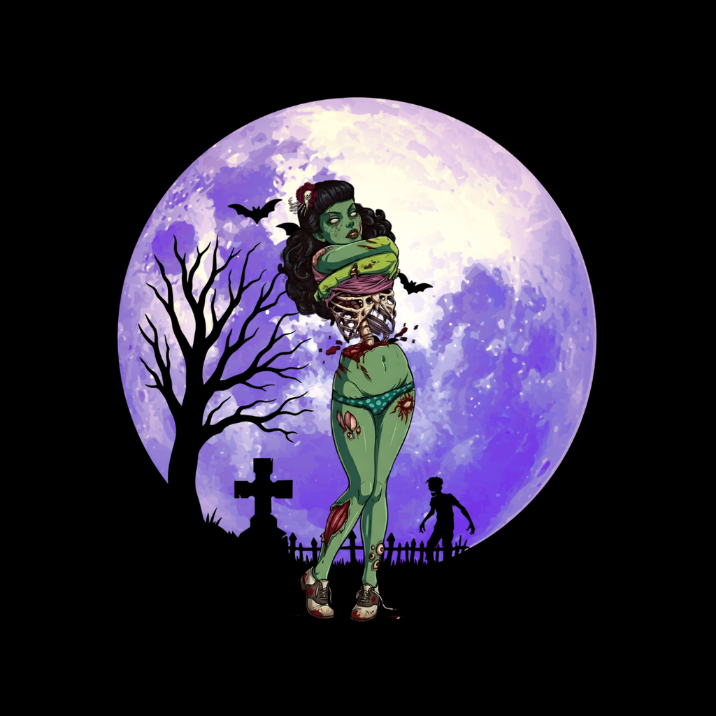 Graveyard Hot Purple T-Shirt