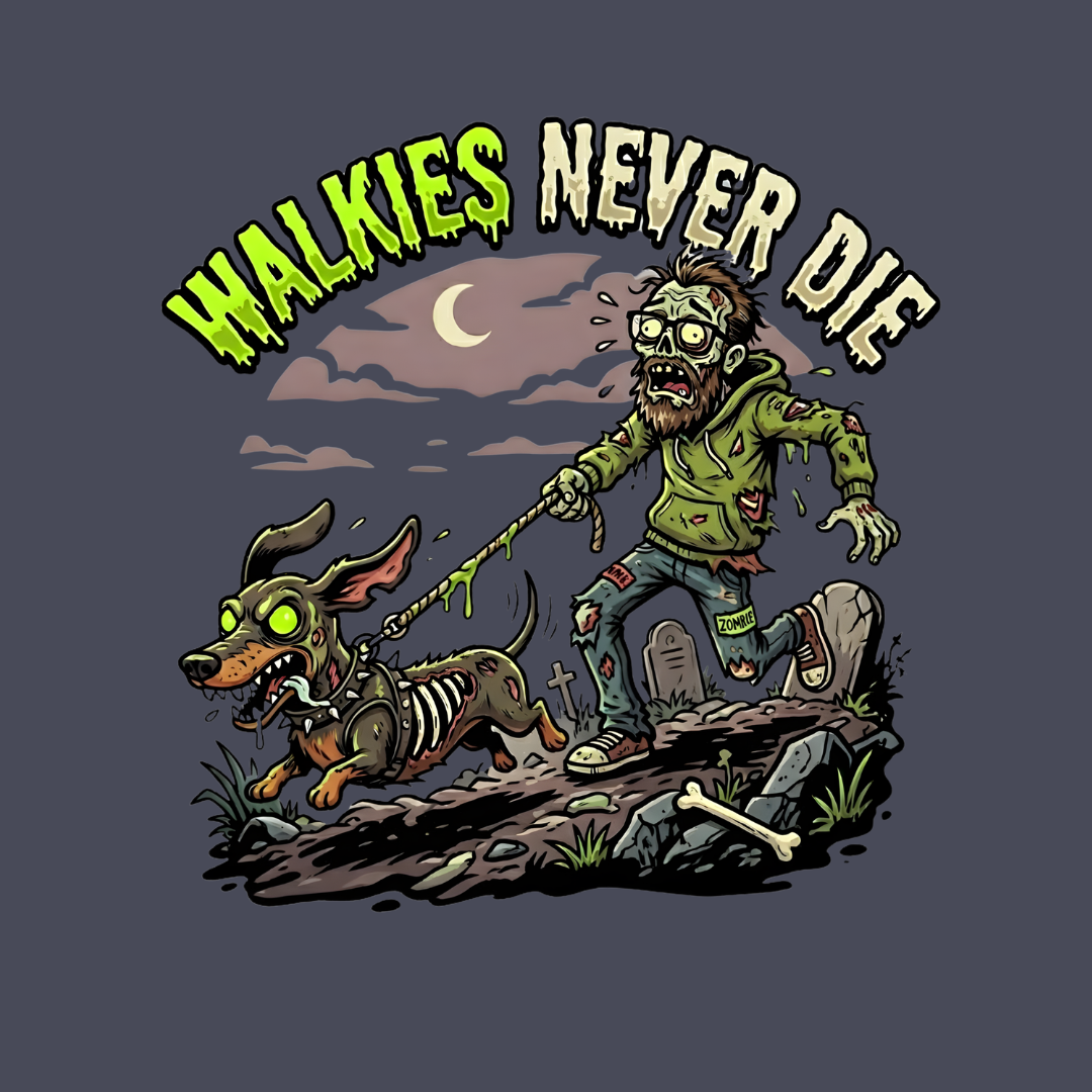 Walkies Never Die T-Shirt