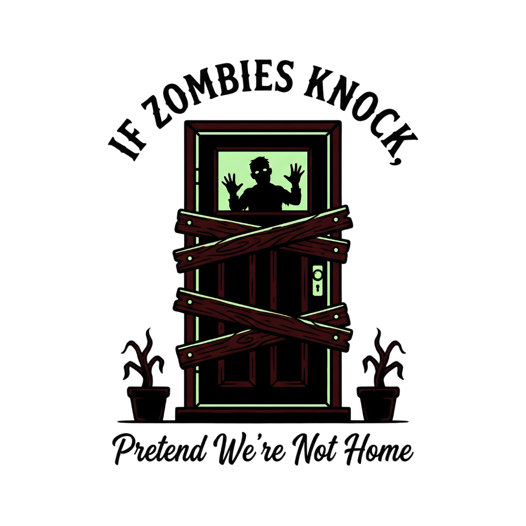 If Zombies Knock T-Shirt