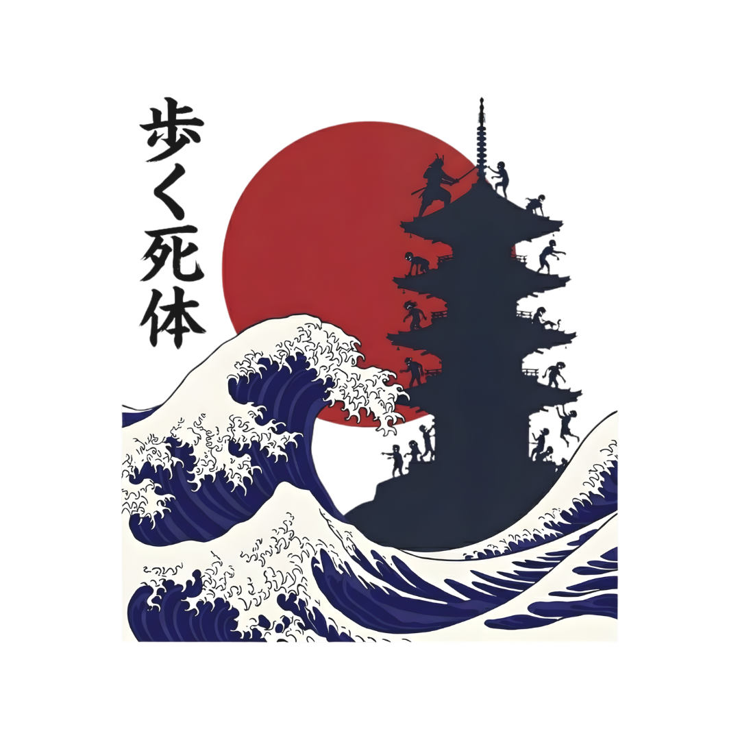 Zombie Ukiyo-e T-Shirt