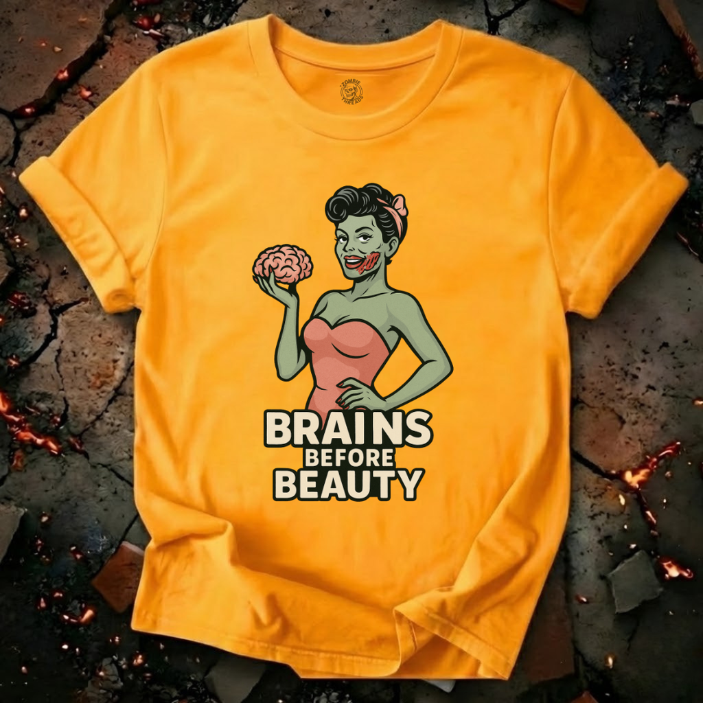 Brains Before Beauty T-Shirt