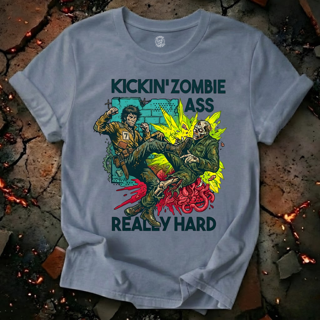 Kickin' Zombie Ass T-Shirt